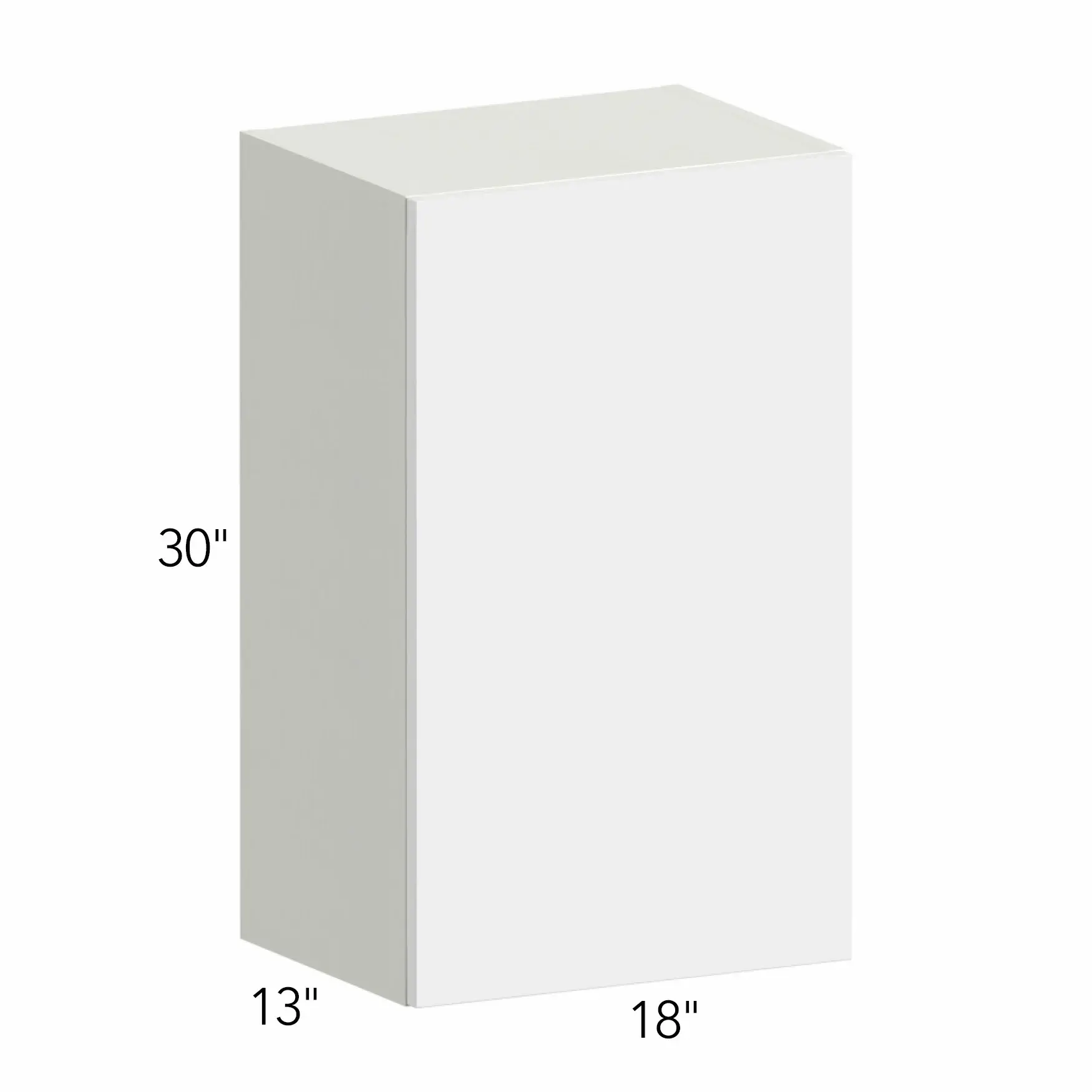 Ovela® Tuscany Blanco 18"W x 30"H x 13"D Wall Cabinet (W1830)