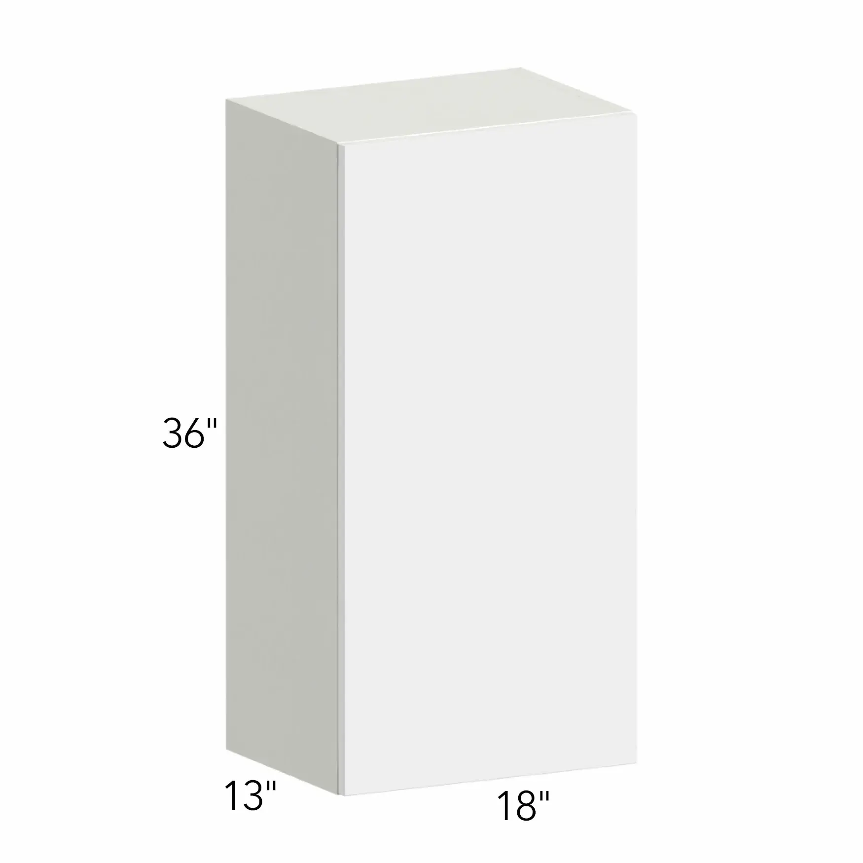 Illume® Tuscany Blanco 18"W x 36"H x 13"D Wall Cabinet (W1836)