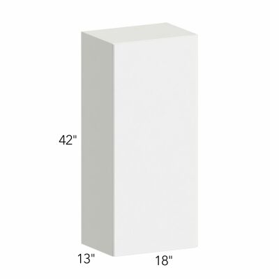 Ovela® Tuscany Blanco 18"W x 42"H x 13"D Wall Cabinet (W1842)