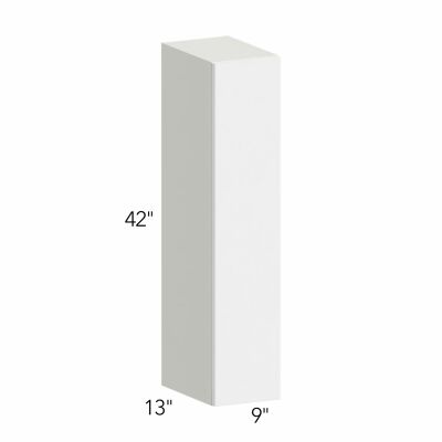 Ovela® Tuscany Blanco 9"W x 42"H x 13"D Wall Cabinet (W0942)