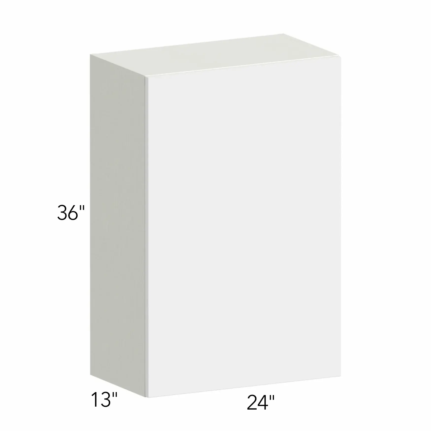 Illume® Tuscany Blanco 24"W x 36"H x 13"D Wall Cabinet (W2436SD)