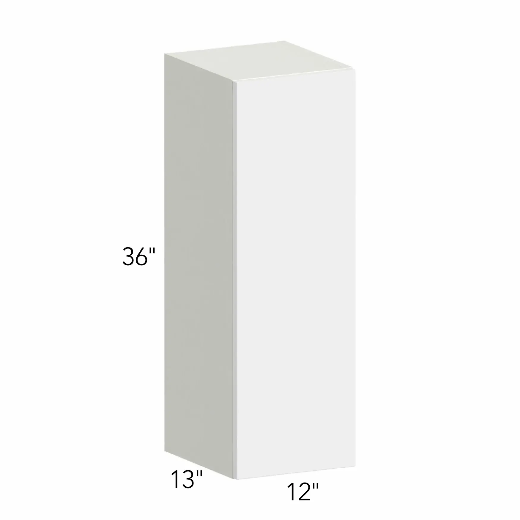 Illume® Tuscany Blanco 12"W x 36"H x 13"D Wall Cabinet (W1236)