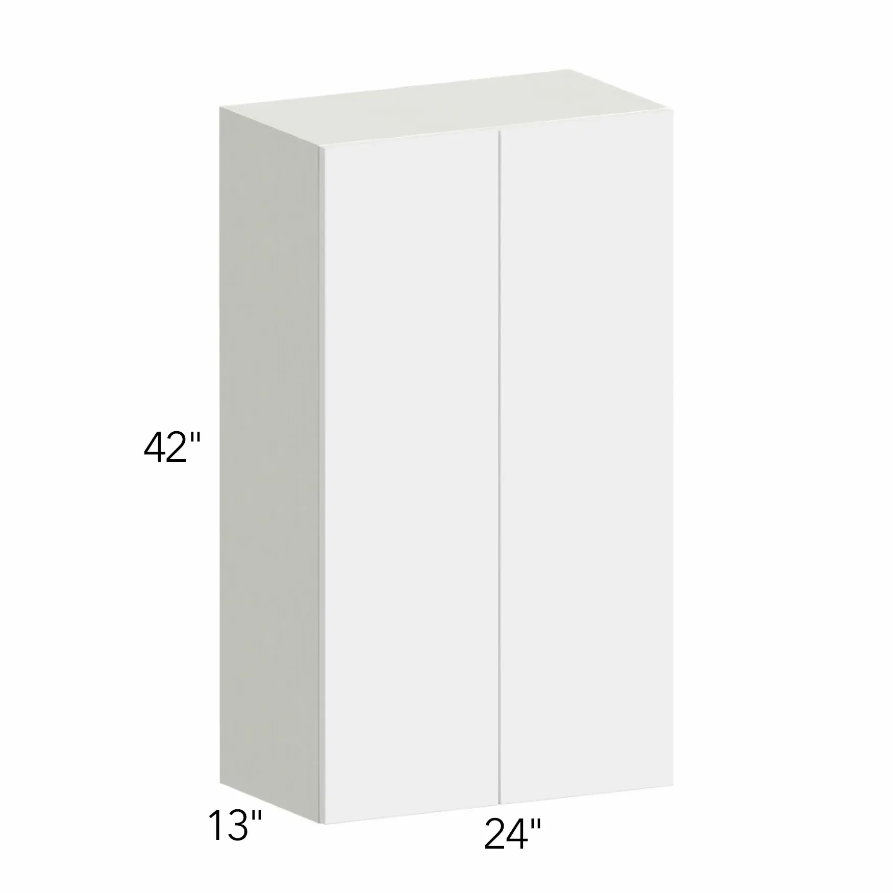 Ovela® Tuscany Ida 2 24"W x 42"H x 13"D Wall Cabinet (W2442)