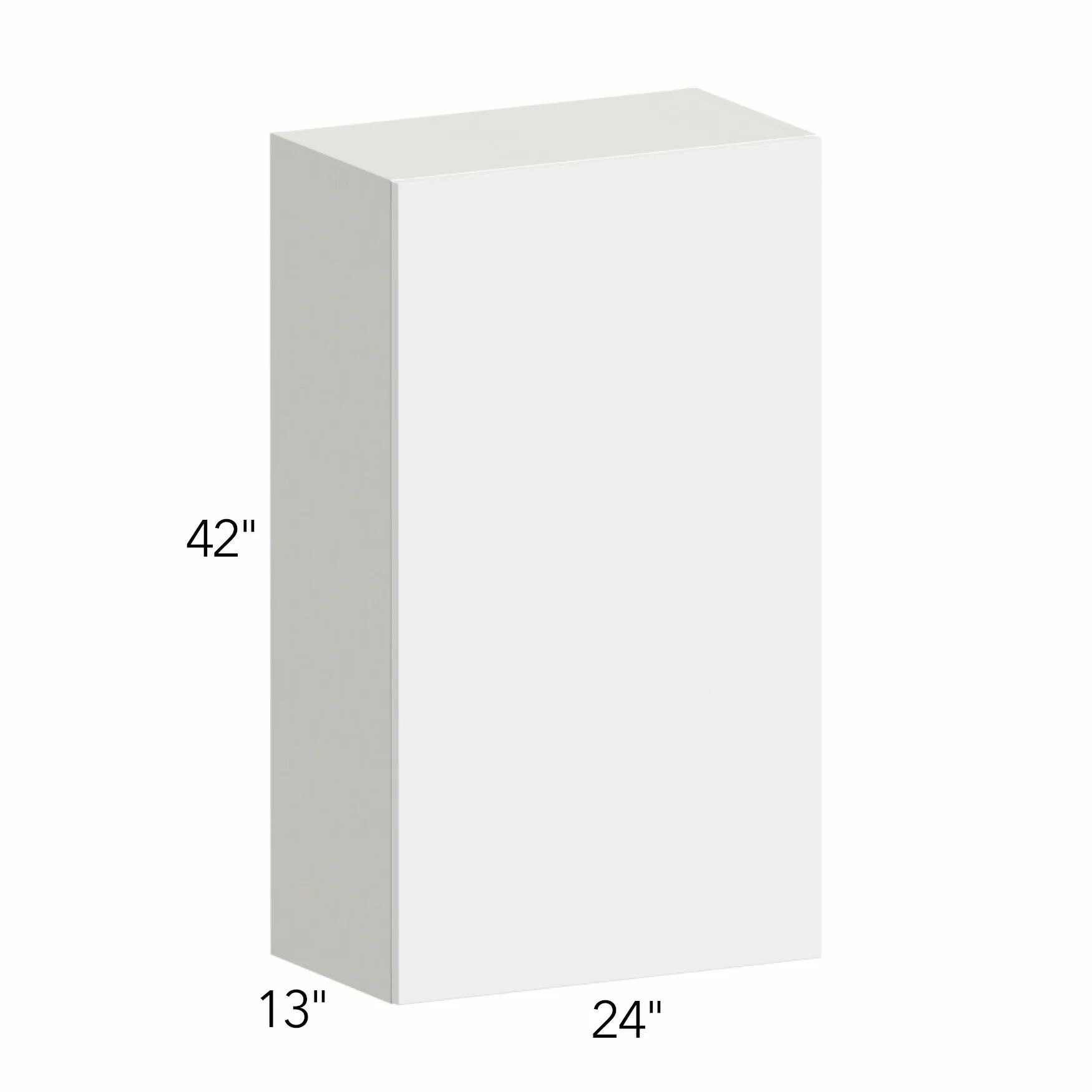 Illume® Tuscany Blanco 24"W x 42"H x 13"D Wall Cabinet (W2442SD)