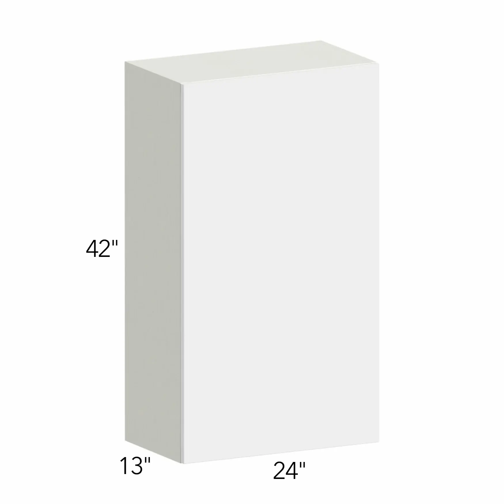 Illume® Tuscany Blanco 24"W x 42"H x 13"D Wall Cabinet (W2442SD)