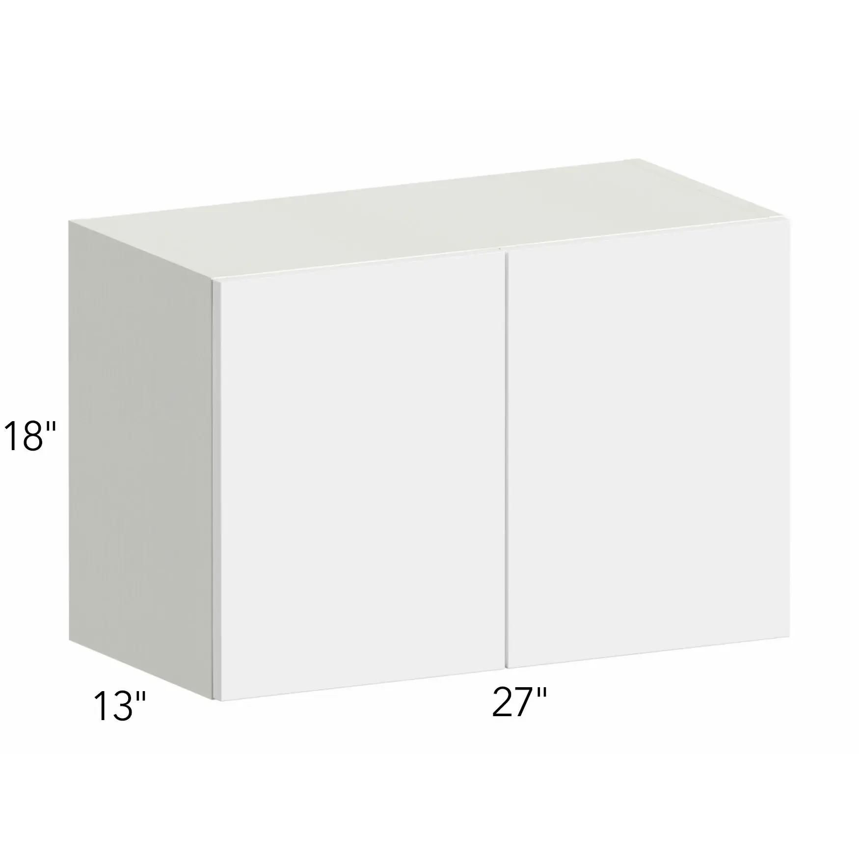 Illume® Tuscany Blanco 27"W x 18"H x 13"D Wall Cabinet (W2718)