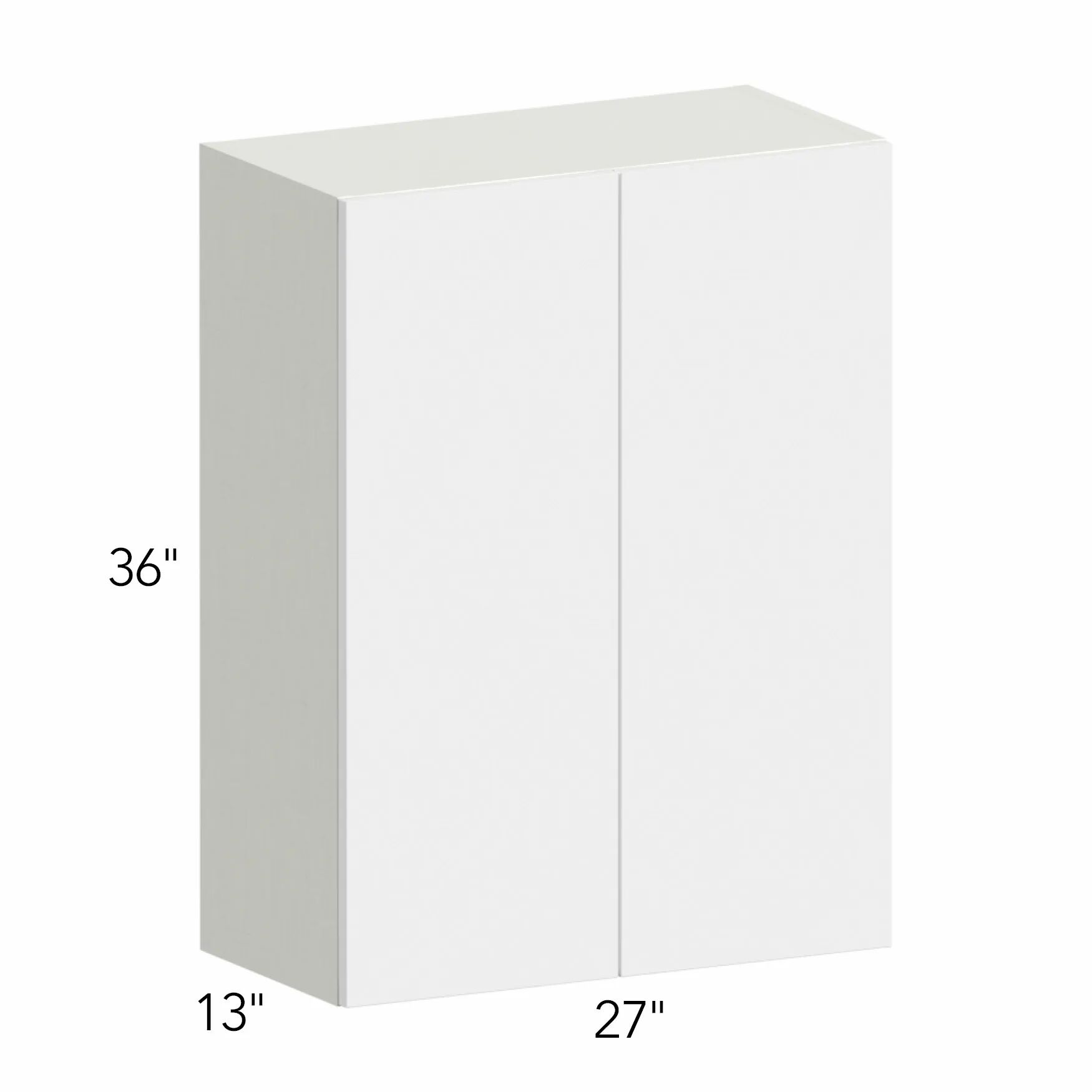 Illume® Tuscany Blanco 27"W x 36"H x 13"D Wall Cabinet (W2736)
