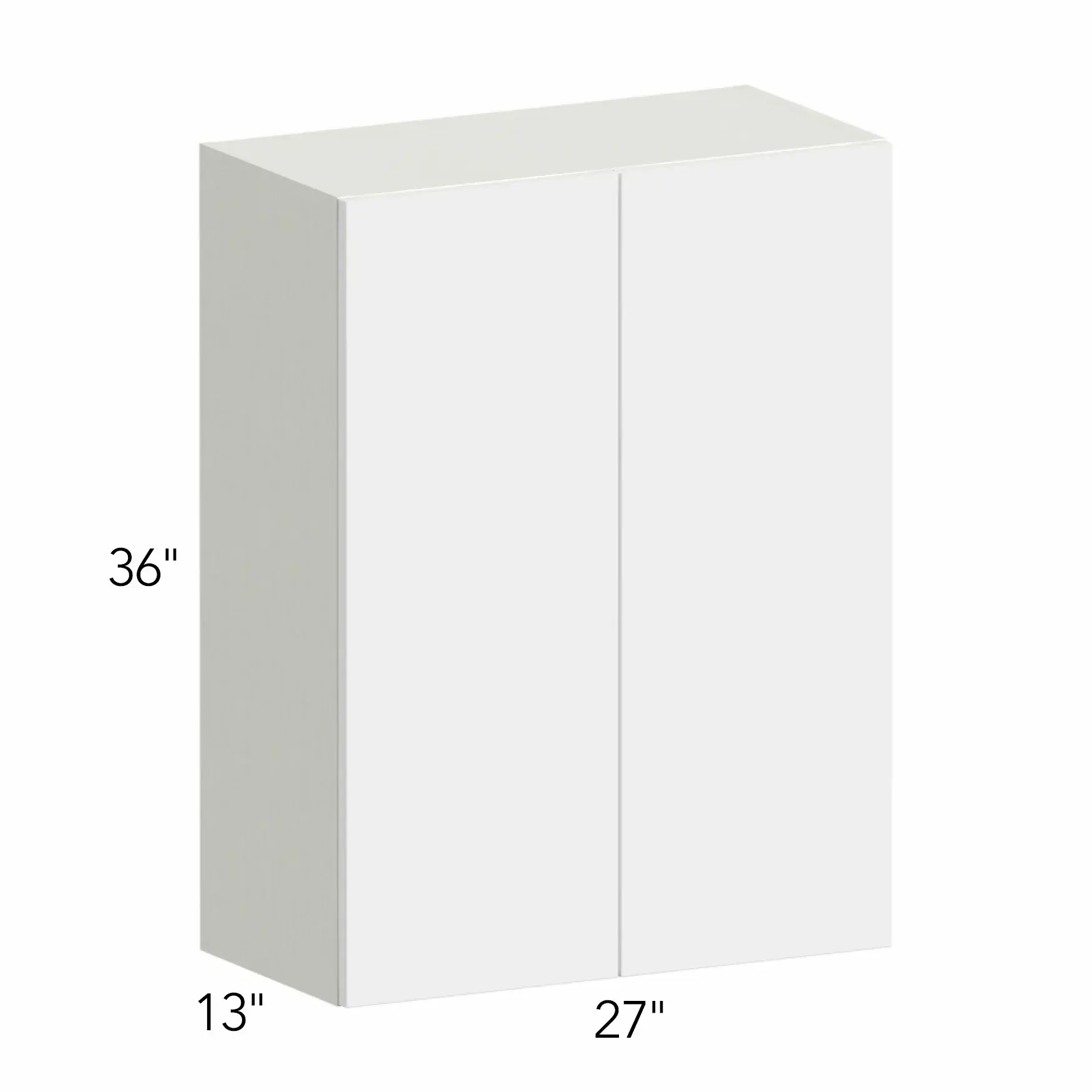 Illume® Tuscany Blanco 27"W x 36"H x 13"D Wall Cabinet (W2736)