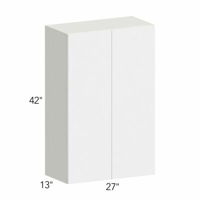 Illume® Tuscany Blanco 27"W x 42"H x 13"D Wall Cabinet (W2742)