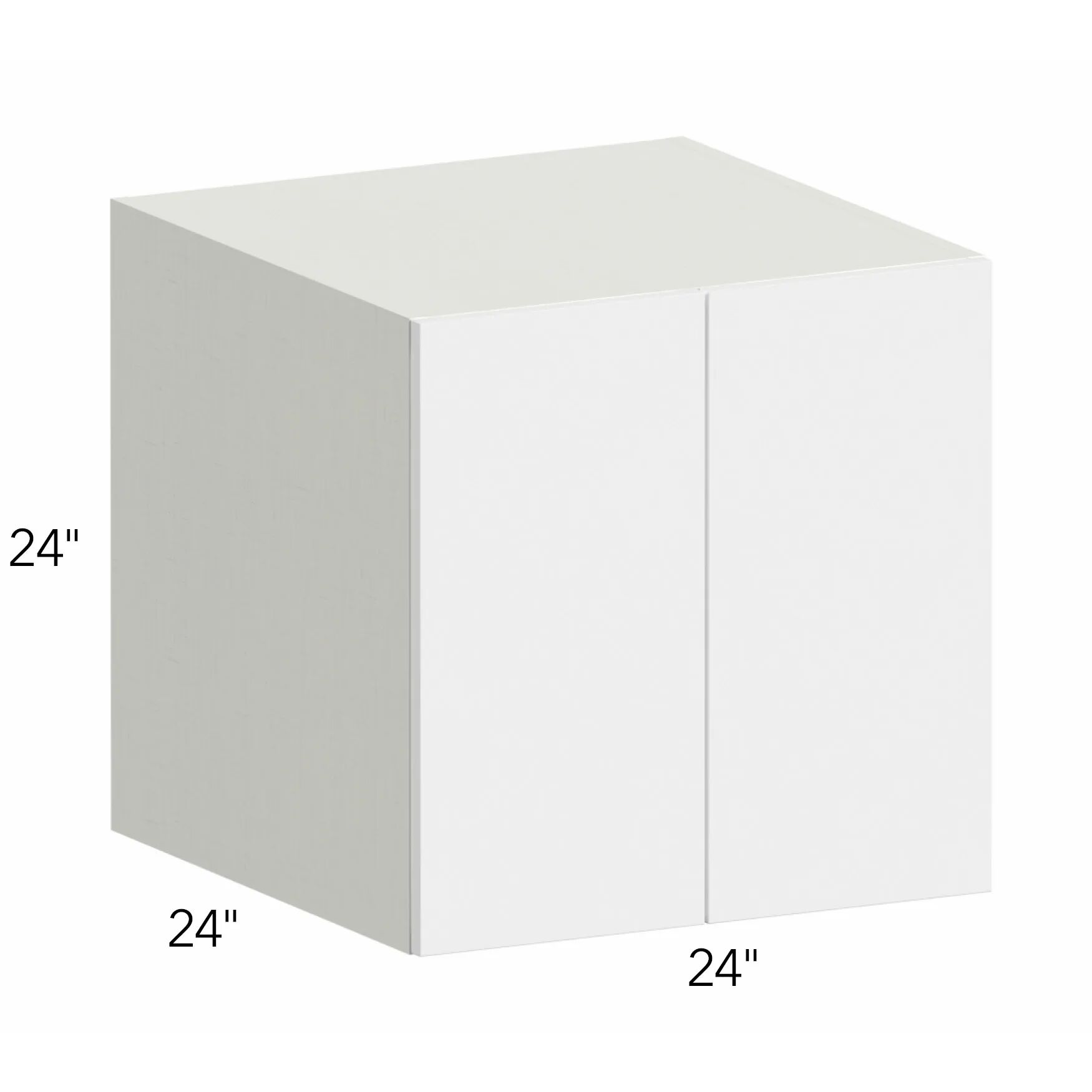 Illume® Tuscany Blanco 24"W x 24"H x 24"D Wall Cabinet (W242424)