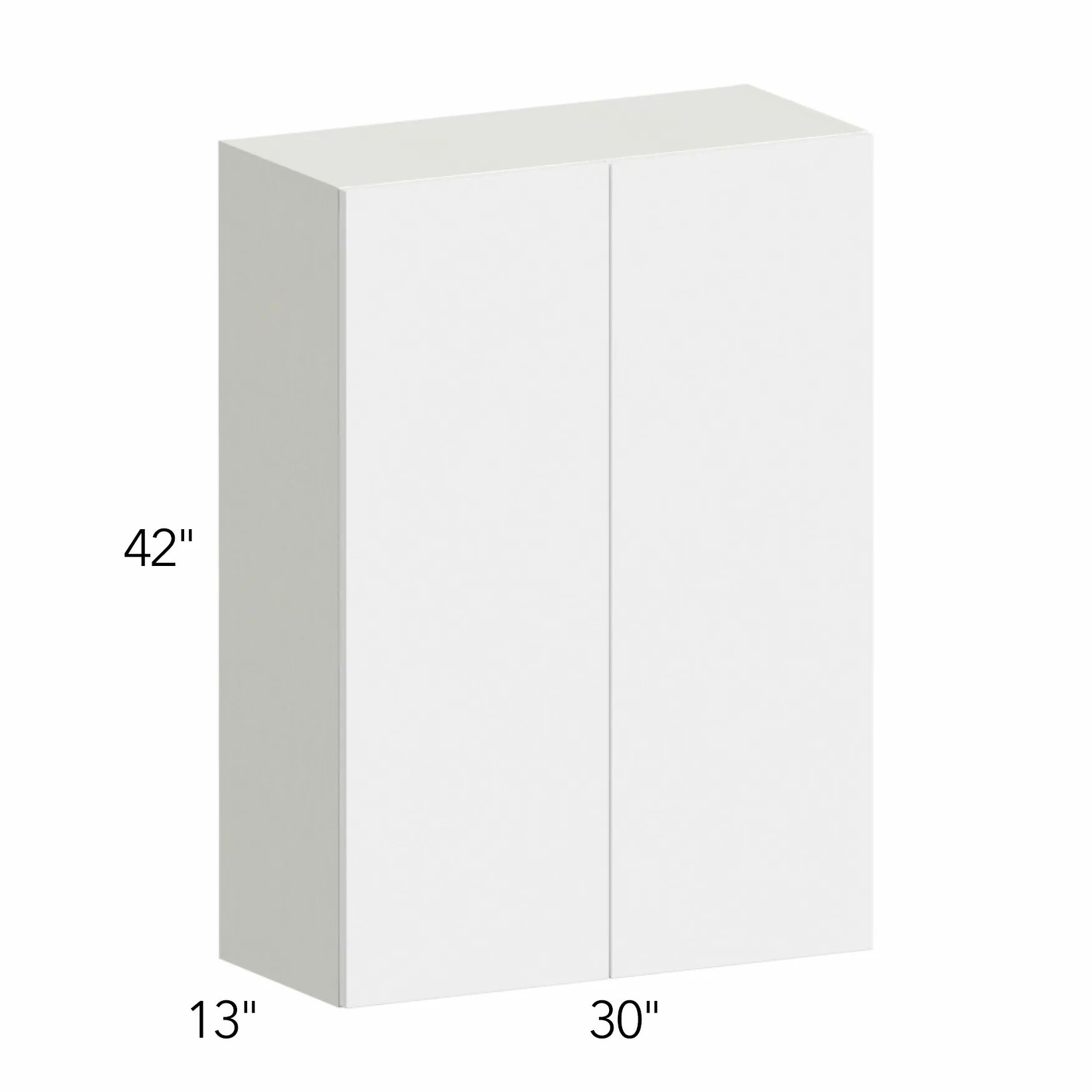 Illume® Tuscany Blanco 30"W x 42"H x 13"D Wall Cabinet (W3042)