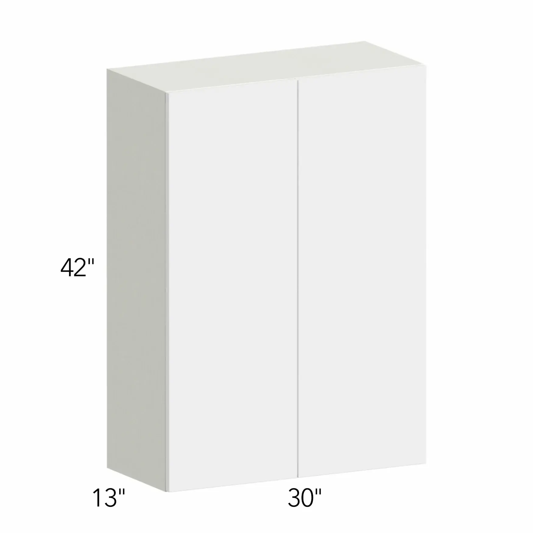 Illume® Tuscany Blanco 30"W x 42"H x 13"D Wall Cabinet (W3042)