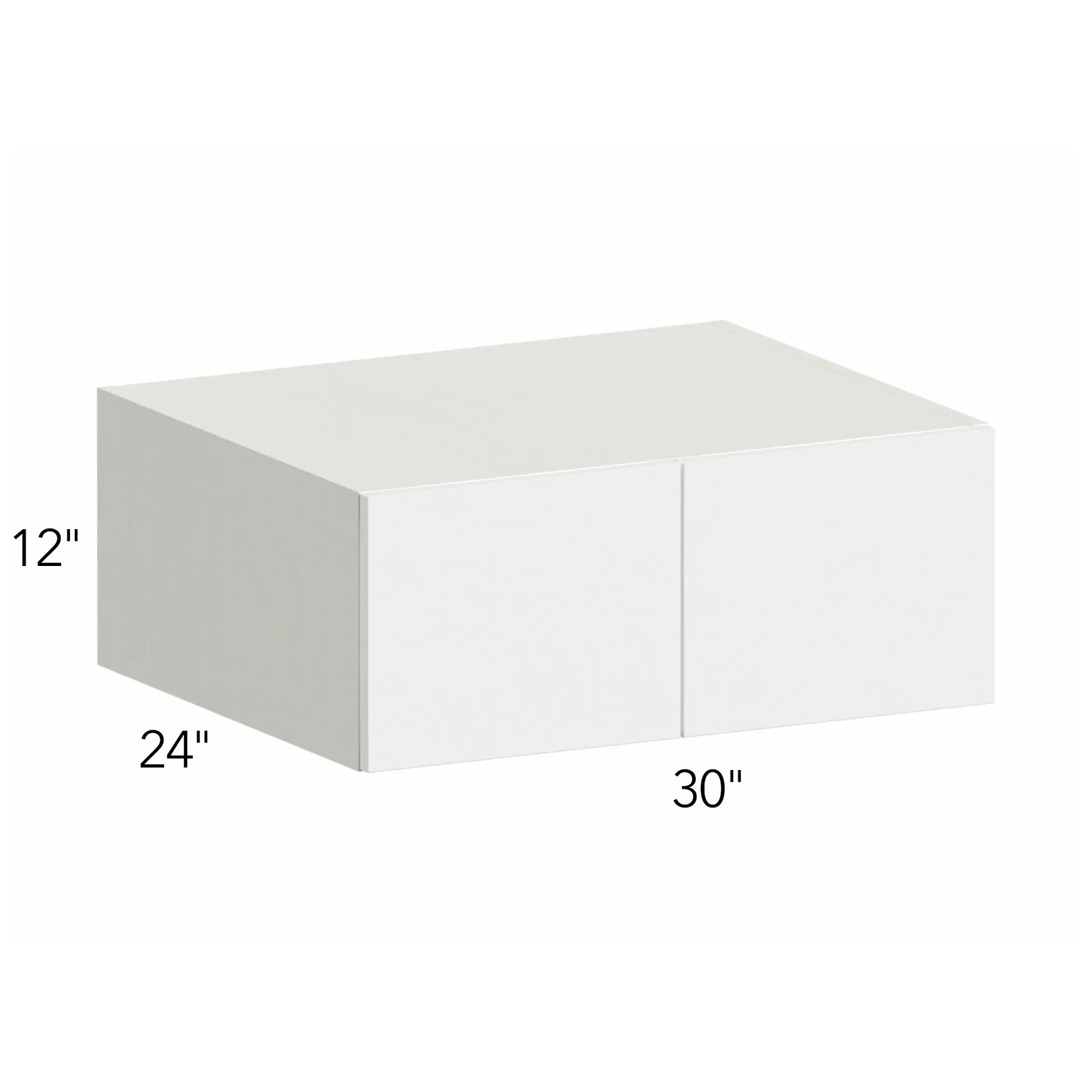 Ovela® Tuscany Ida 2 30"W x 12"H x 24"D Wall Cabinet (W301224)