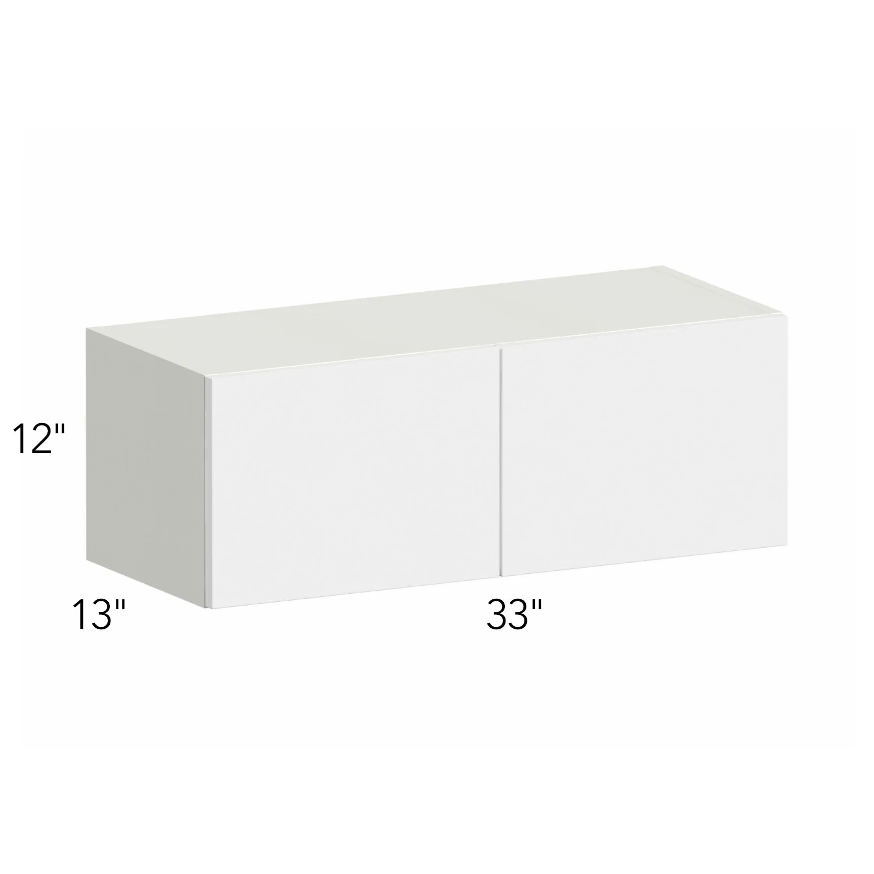 Ovela® Tuscany Blanco 33"W x 12"H x 13"D Wall Cabinet (W3312)