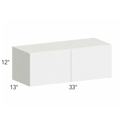 Ovela® Tuscany Blanco 33"W x 12"H x 13"D Wall Cabinet (W3312)