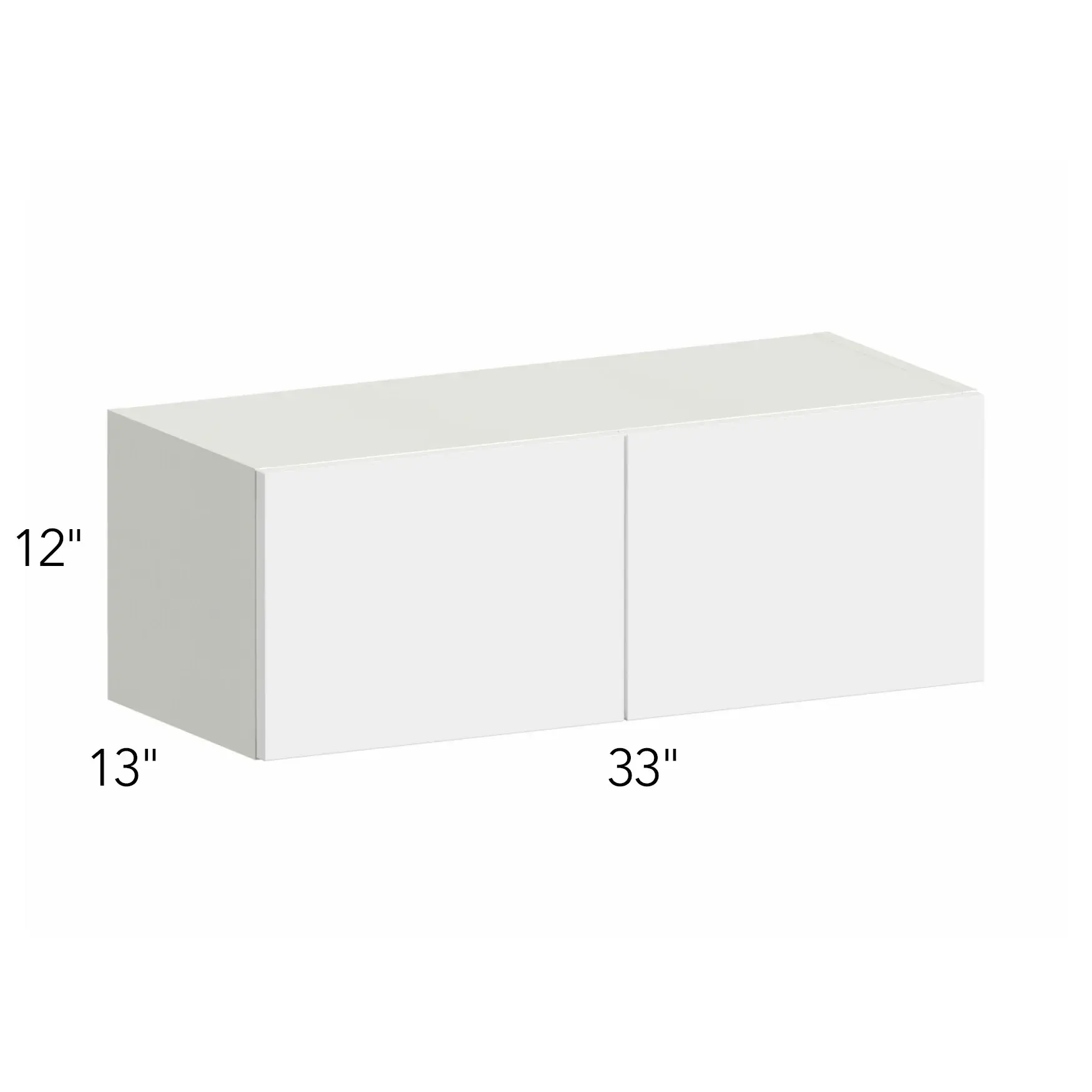 Ovela® Tuscany Blanco 33"W x 12"H x 13"D Wall Cabinet (W3312)