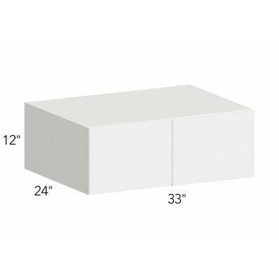 Ovela® Tuscany Ida 2 33"W x 12"H x 24"D Wall Cabinet (W331224)