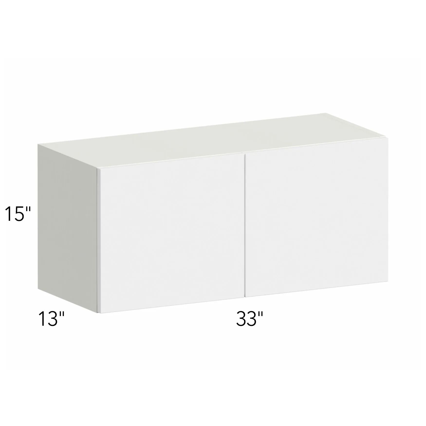 Illume® Tuscany Blanco 33"W x 15"H x 13"D Wall Cabinet (W3315)