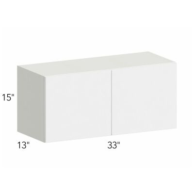 Illume® Tuscany Blanco 33"W x 15"H x 13"D Wall Cabinet (W3315)