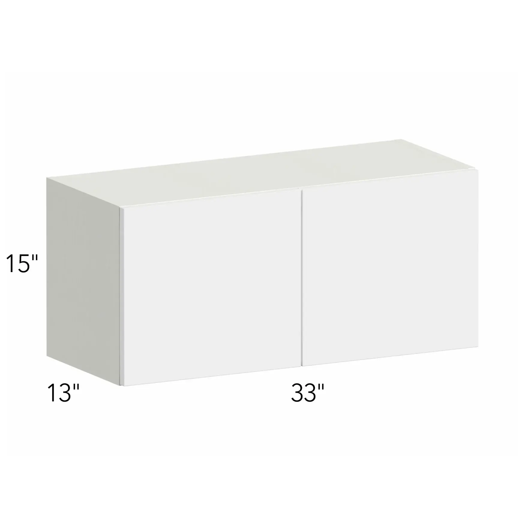 Illume® Tuscany Blanco 33"W x 15"H x 13"D Wall Cabinet (W3315)