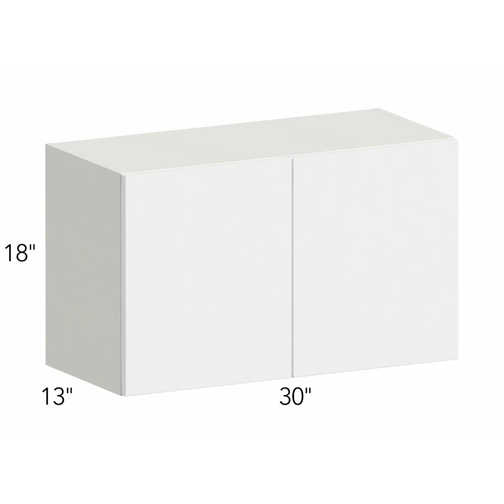 Ovela® Tuscany Blanco 30"W x 18"H x 13"D Wall Cabinet (W3018)