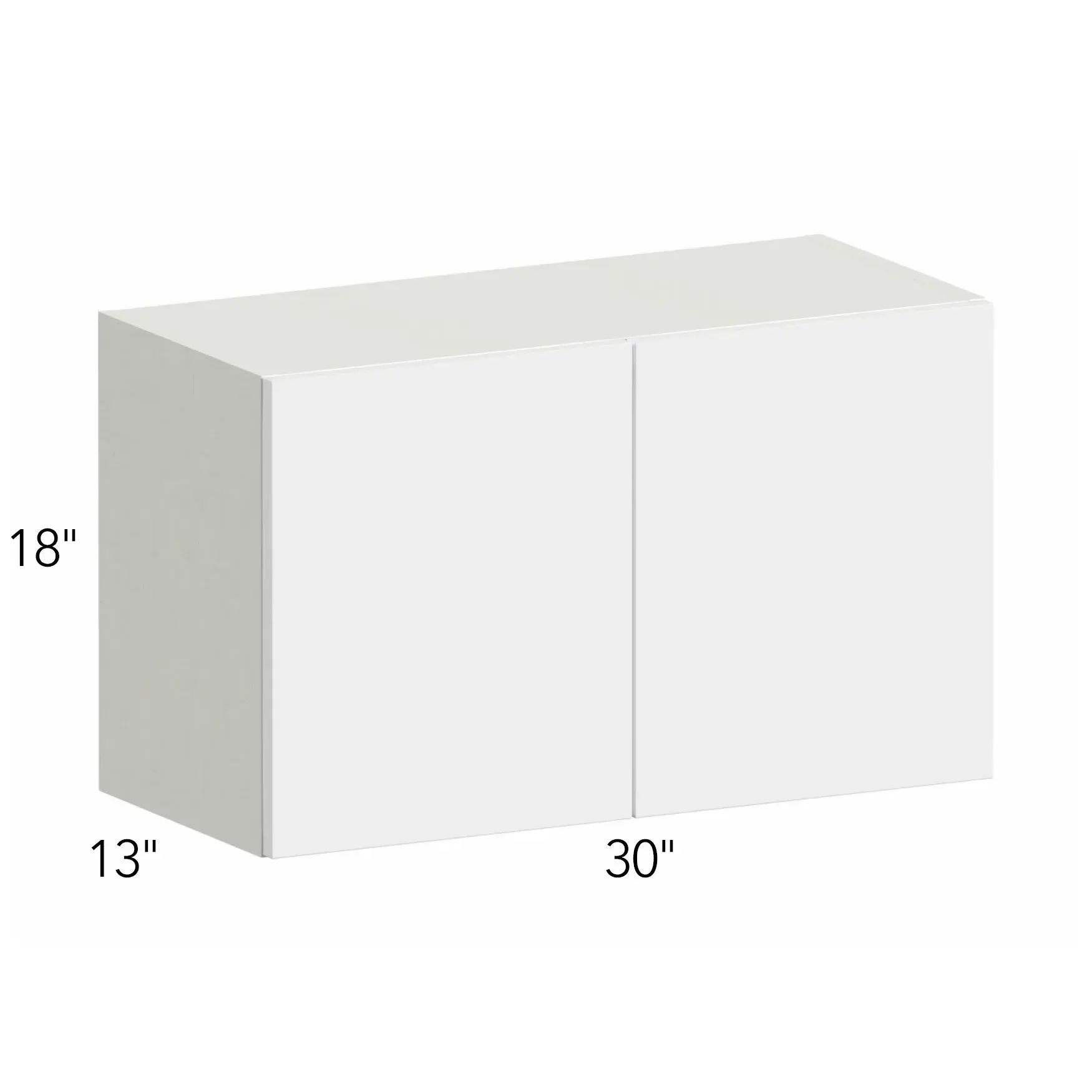 Ovela® Tuscany Blanco 30"W x 18"H x 13"D Wall Cabinet (W3018)