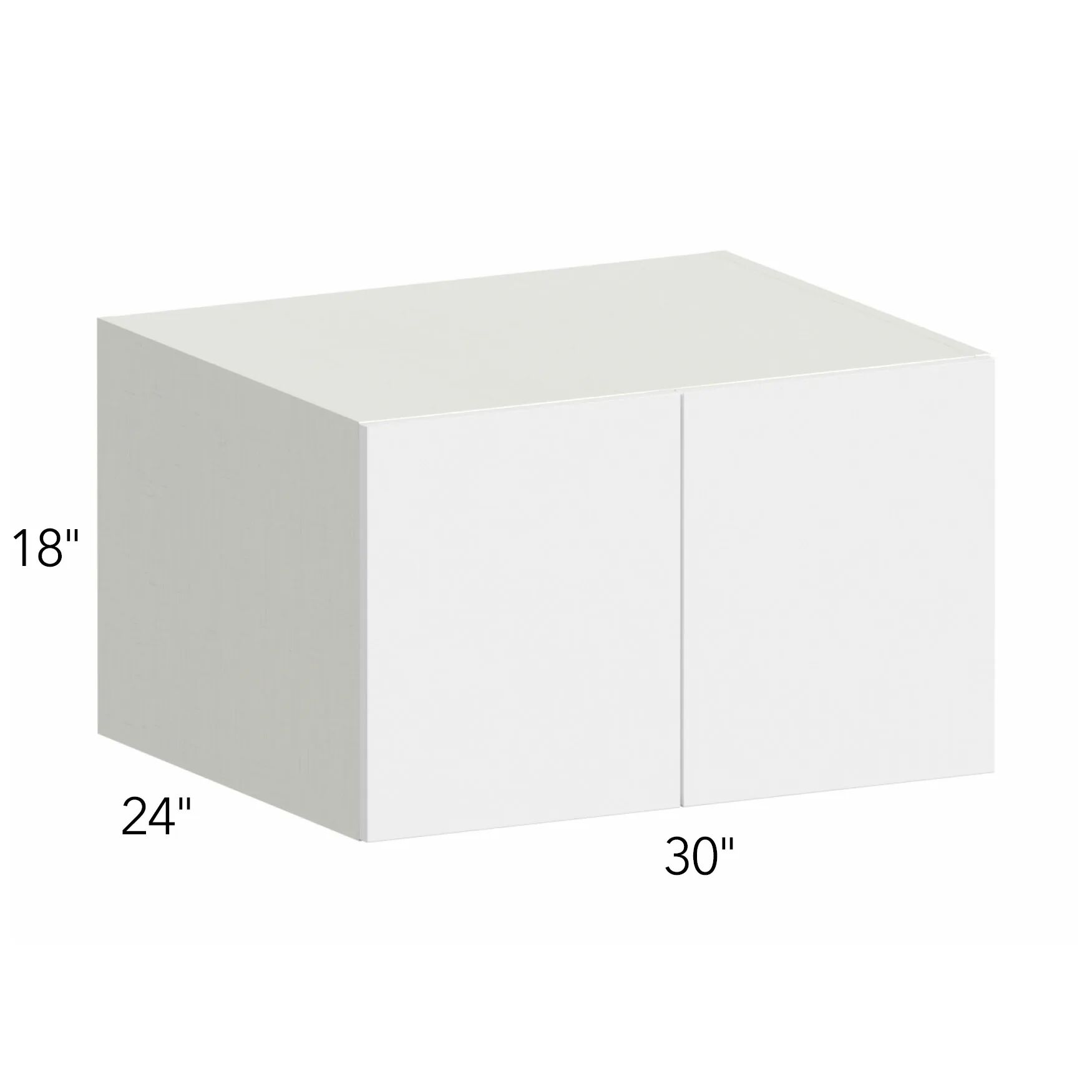 Illume® Tuscany Blanco 30"W x 18"H x 24"D Wall Cabinet (W301824)