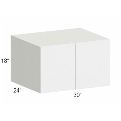 Ovela® Tuscany Blanco 30"W x 18"H x 24"D Wall Cabinet (W301824)
