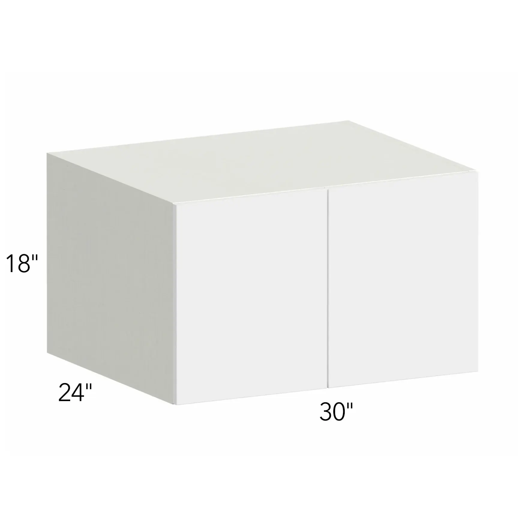 Illume® Tuscany Blanco 30"W x 18"H x 24"D Wall Cabinet (W301824)