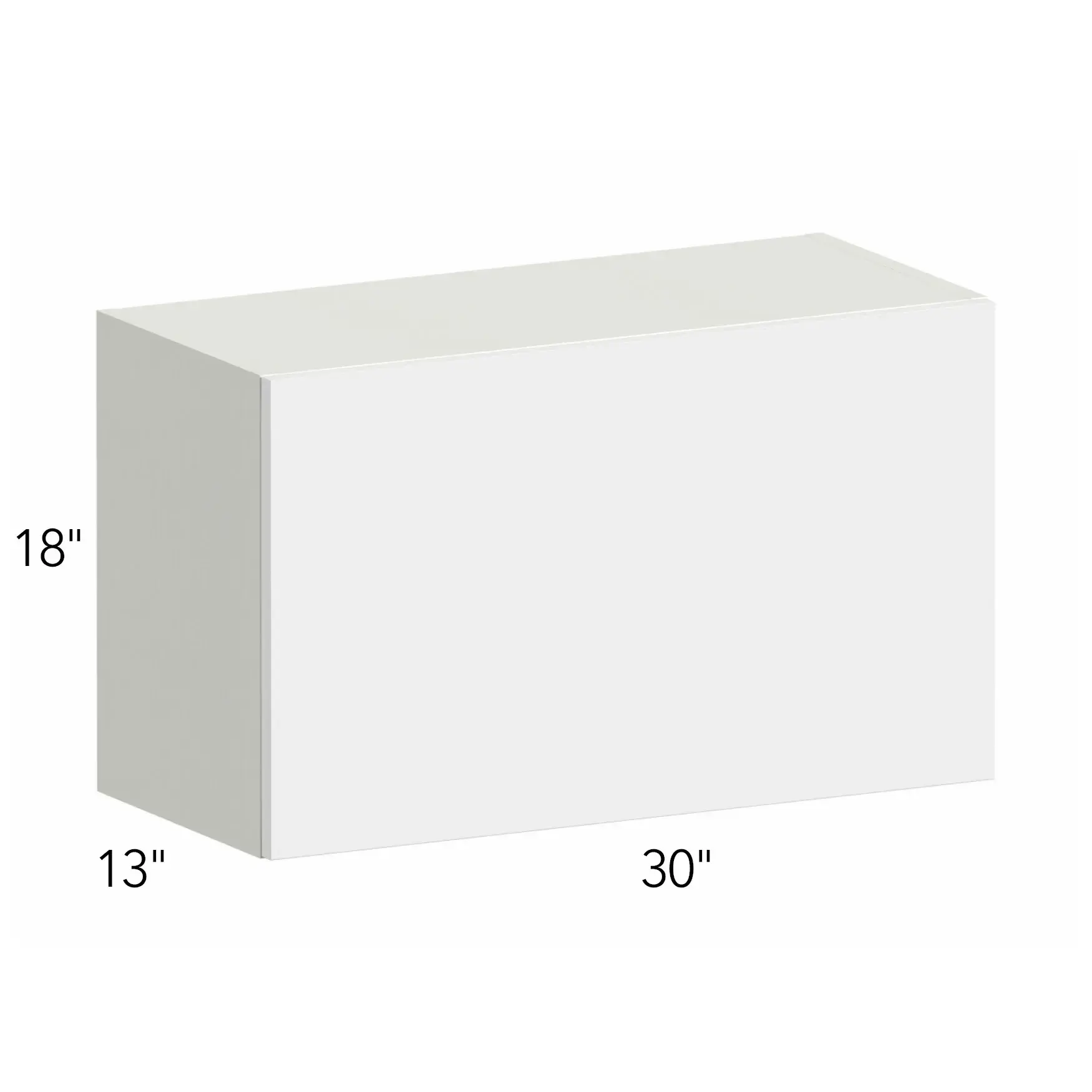 Illume® Tuscany Blanco 30"W x 18"H x 13"D Wall Cabinet (W3018LU)