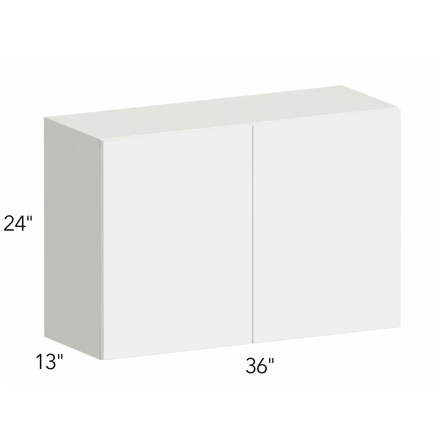 Illume® Tuscany Blanco 36"W x 24"H x 13"D Wall Cabinet (W3624)