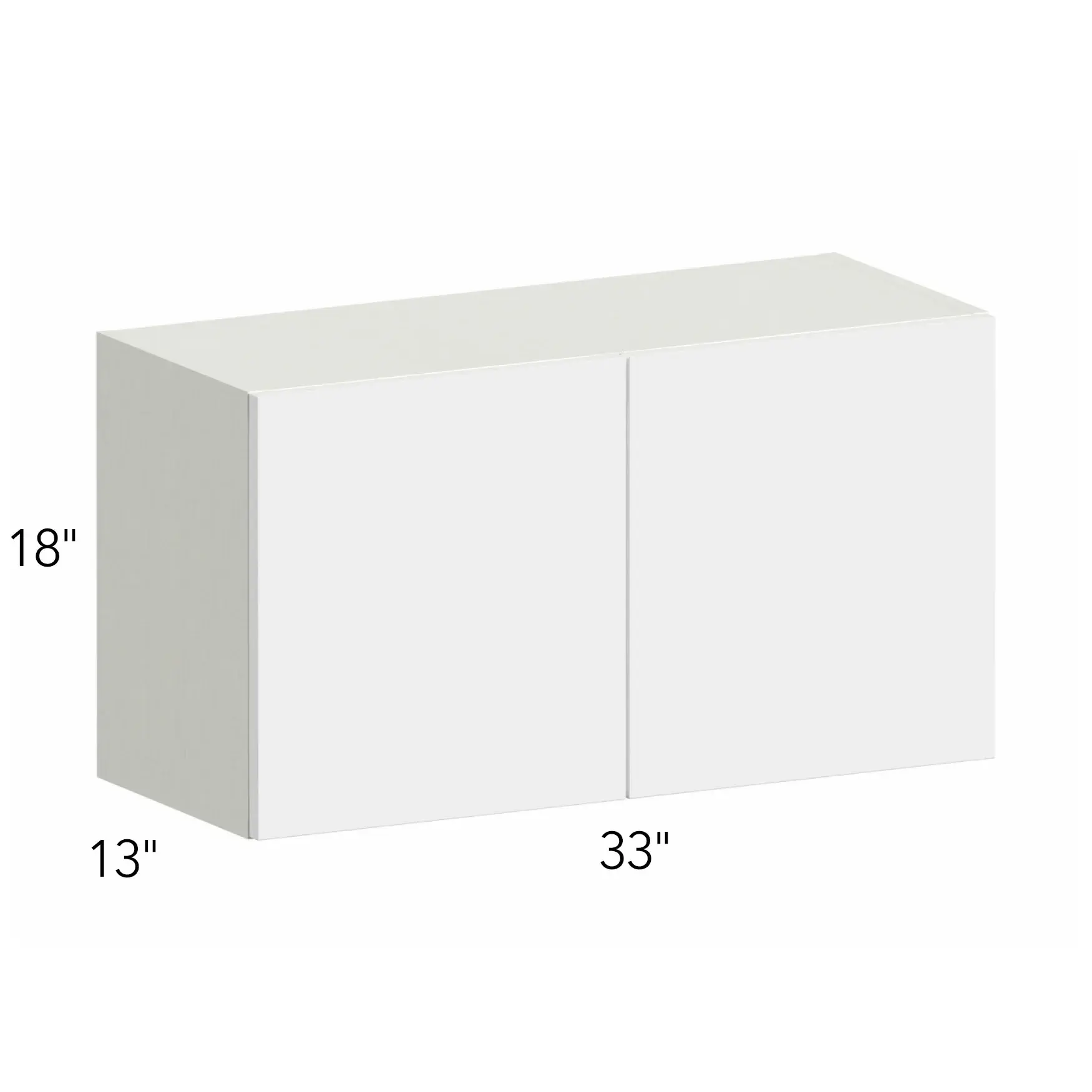Ovela® Tuscany Blanco 33"W x 18"H x 13"D Wall Cabinet (W3318)