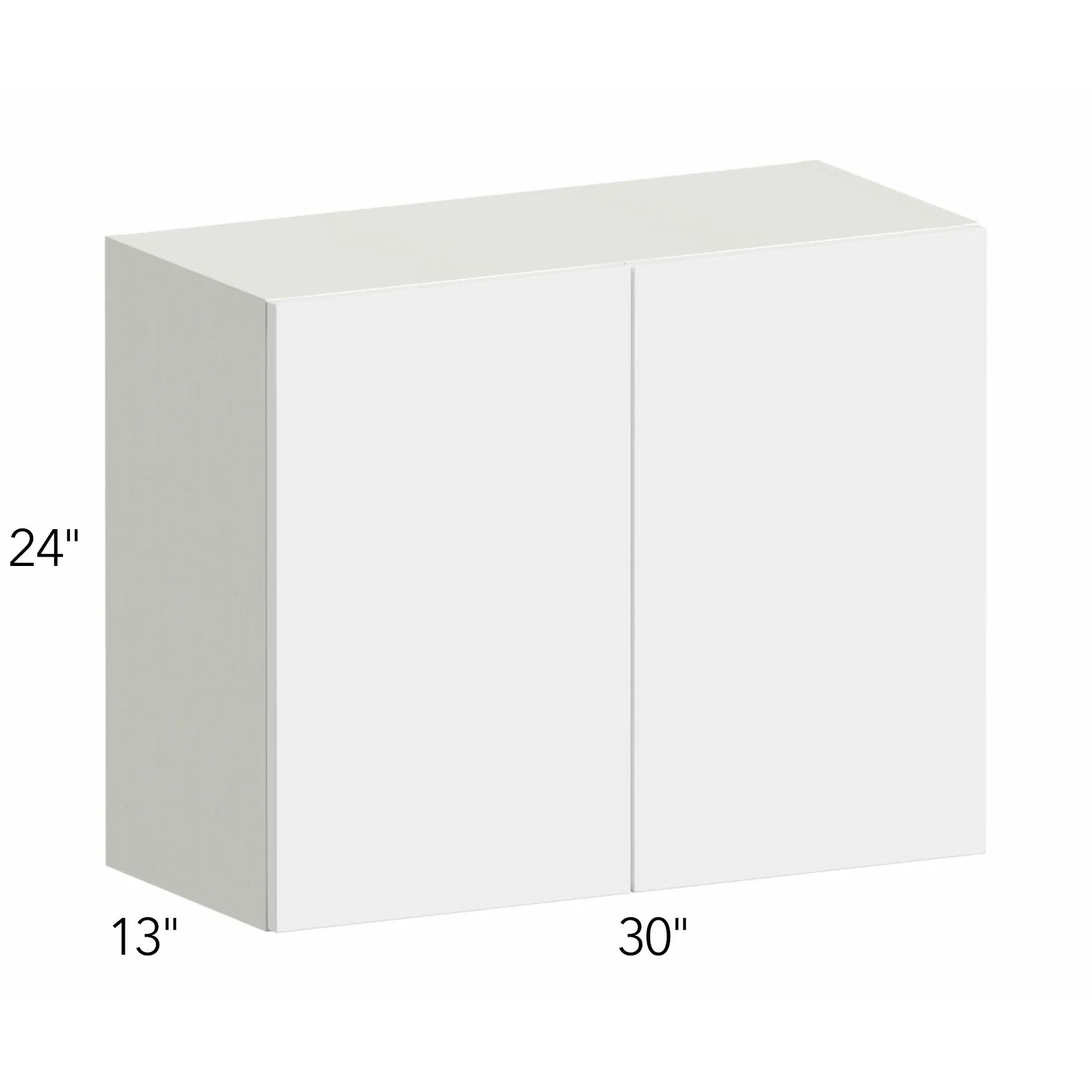 Illume® Tuscany Blanco 30"W x 24"H x 13"D Wall Cabinet (W3024)