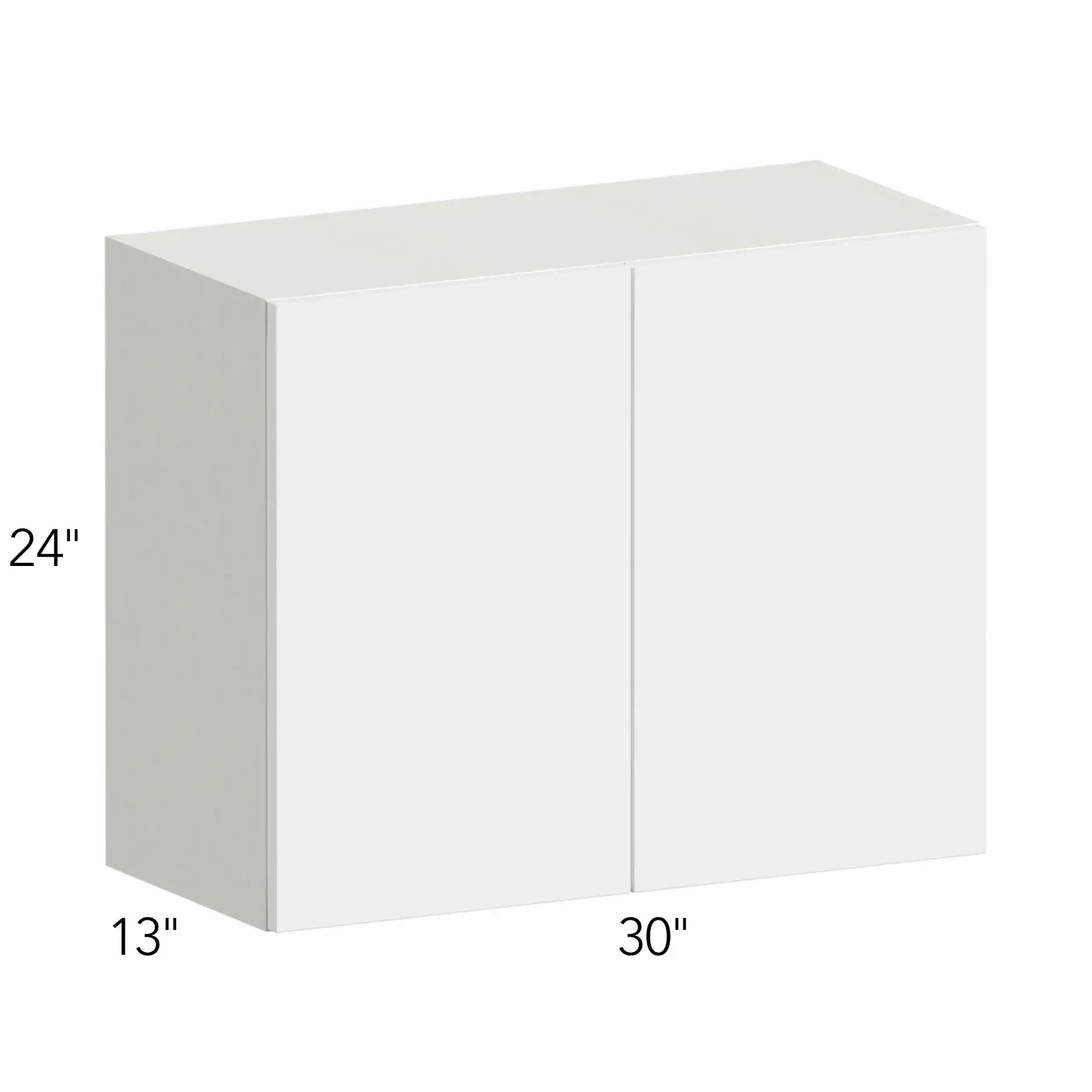 Illume® Tuscany Blanco 30"W x 24"H x 13"D Wall Cabinet (W3024)