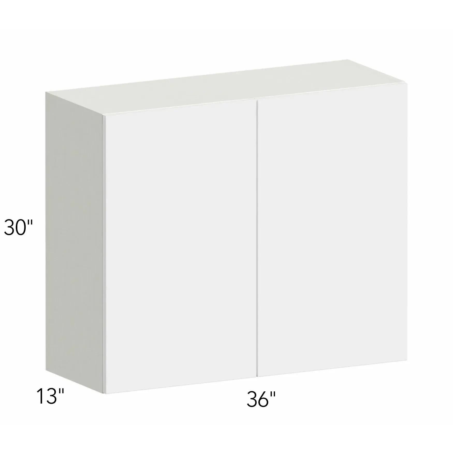 Ovela® Tuscany Blanco 36"W x 30"H x 13"D Wall Cabinet (W3630)
