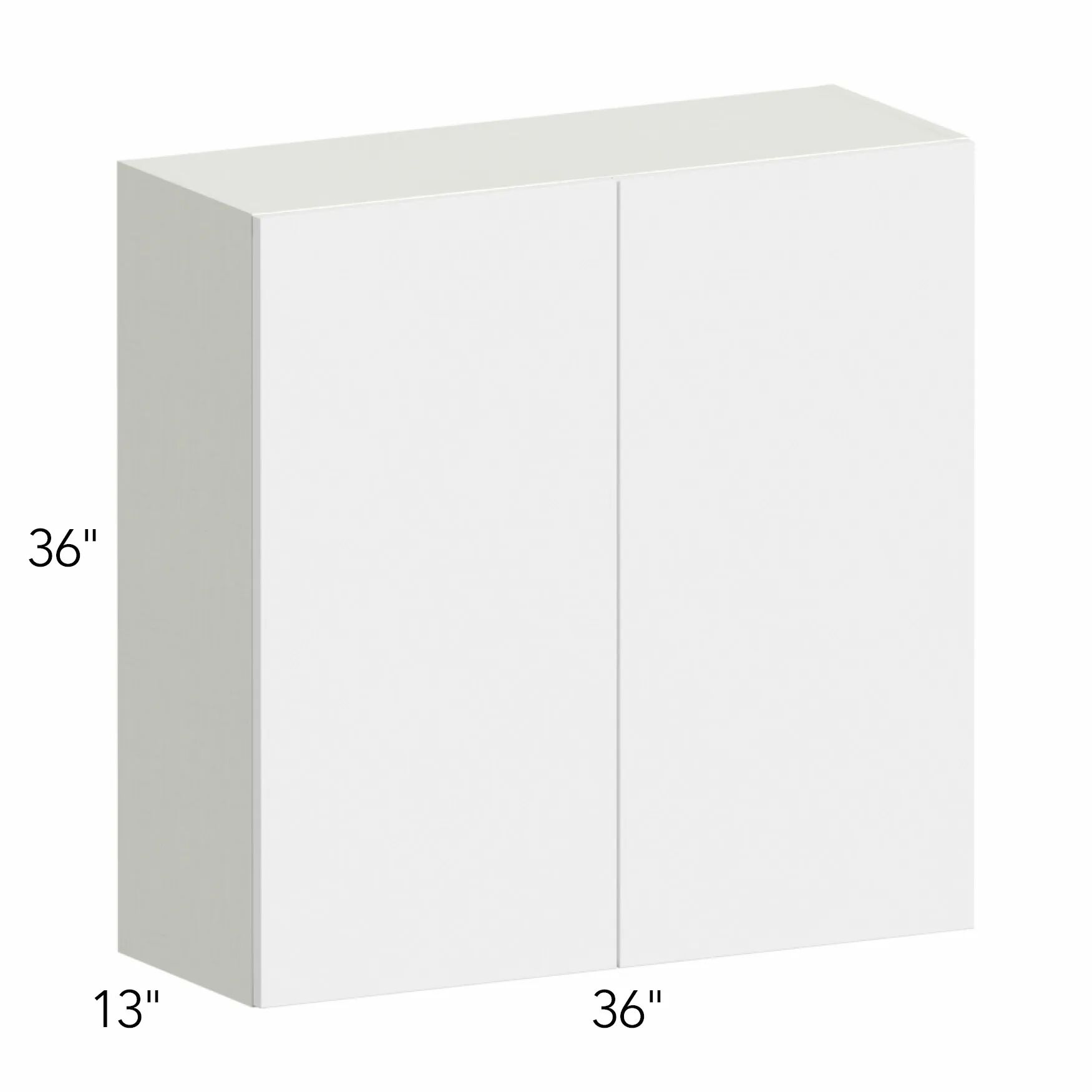 Illume® Tuscany Blanco 36"W x 36"H x 13"D Wall Cabinet (W3636)