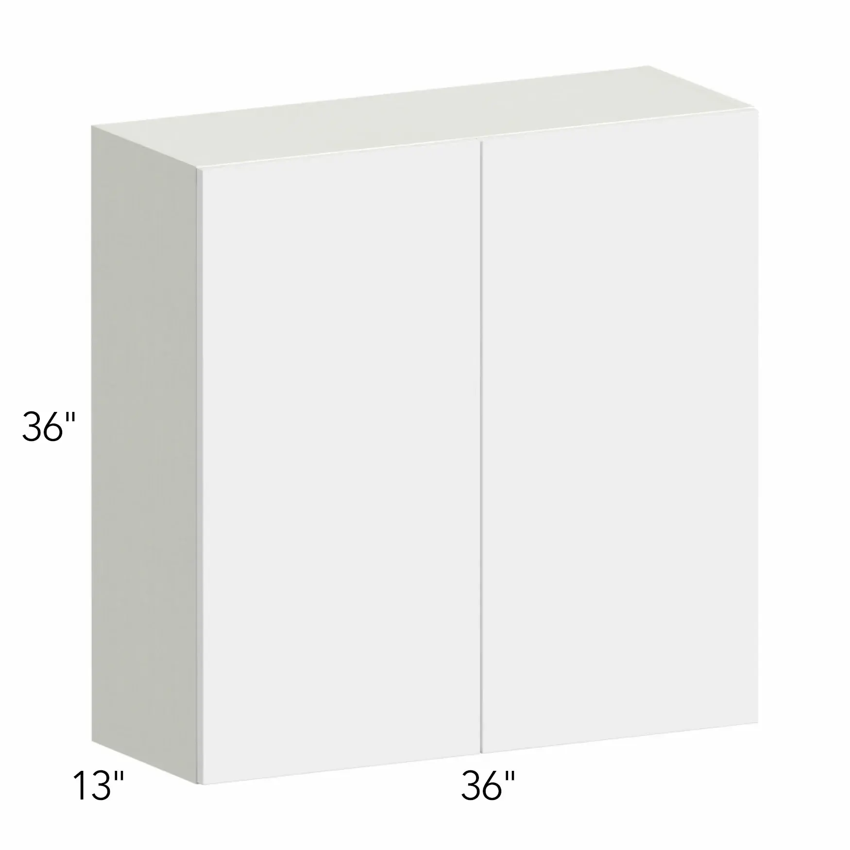 Illume® Tuscany Blanco 36"W x 36"H x 13"D Wall Cabinet (W3636)