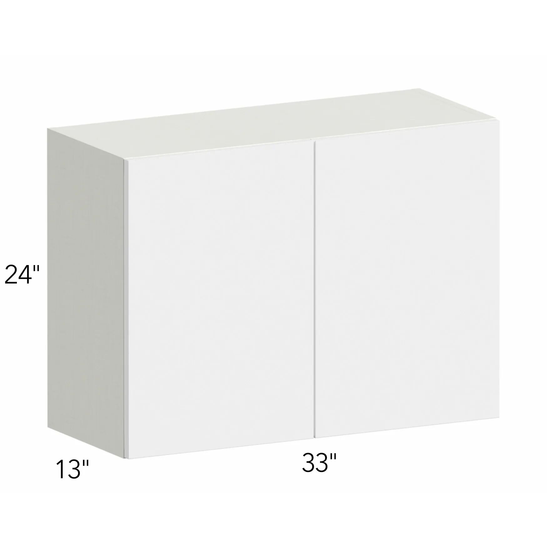 Illume® Tuscany Blanco 33"W x 24"H x 13"D Wall Cabinet (W3324)
