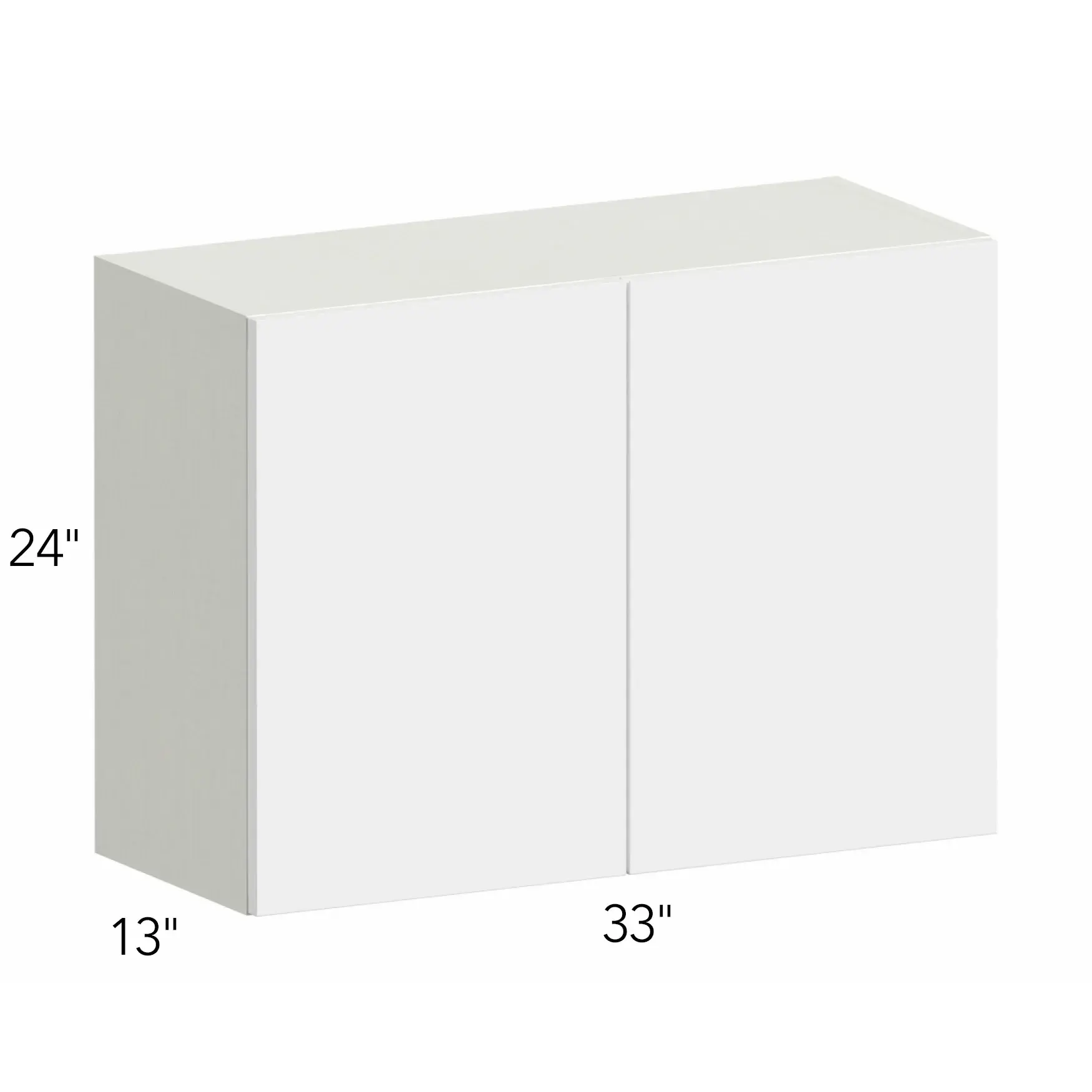 Illume® Tuscany Blanco 33"W x 24"H x 13"D Wall Cabinet (W3324)