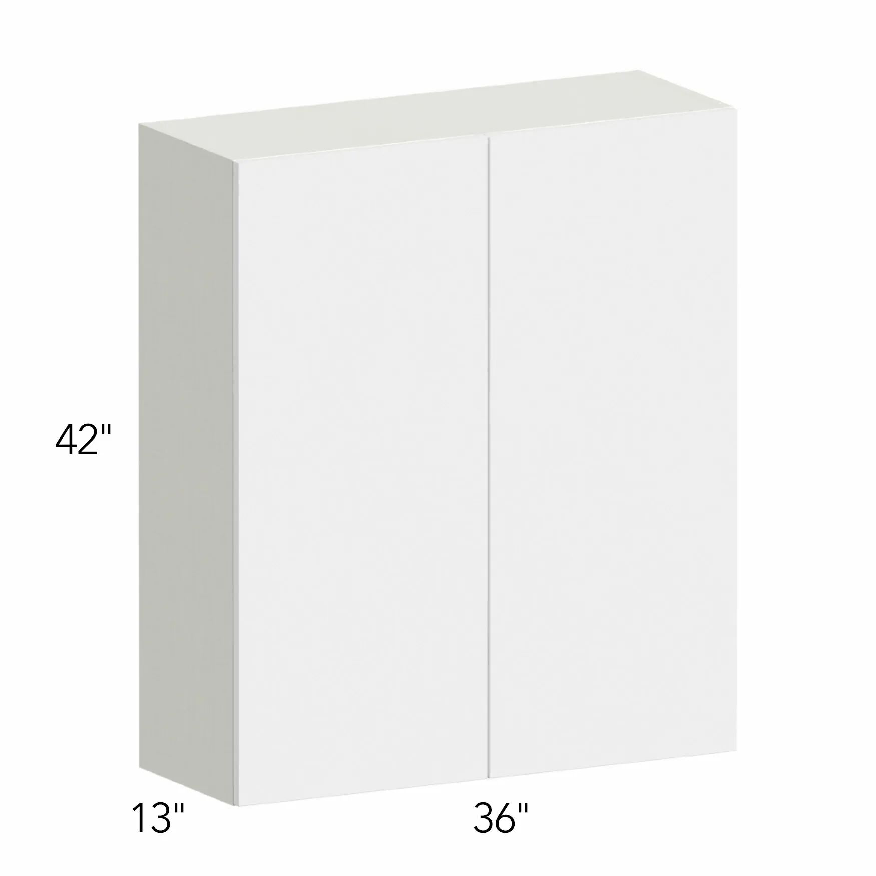 Illume® Tuscany Blanco 36"W x 42"H x 13"D Wall Cabinet (W3642)