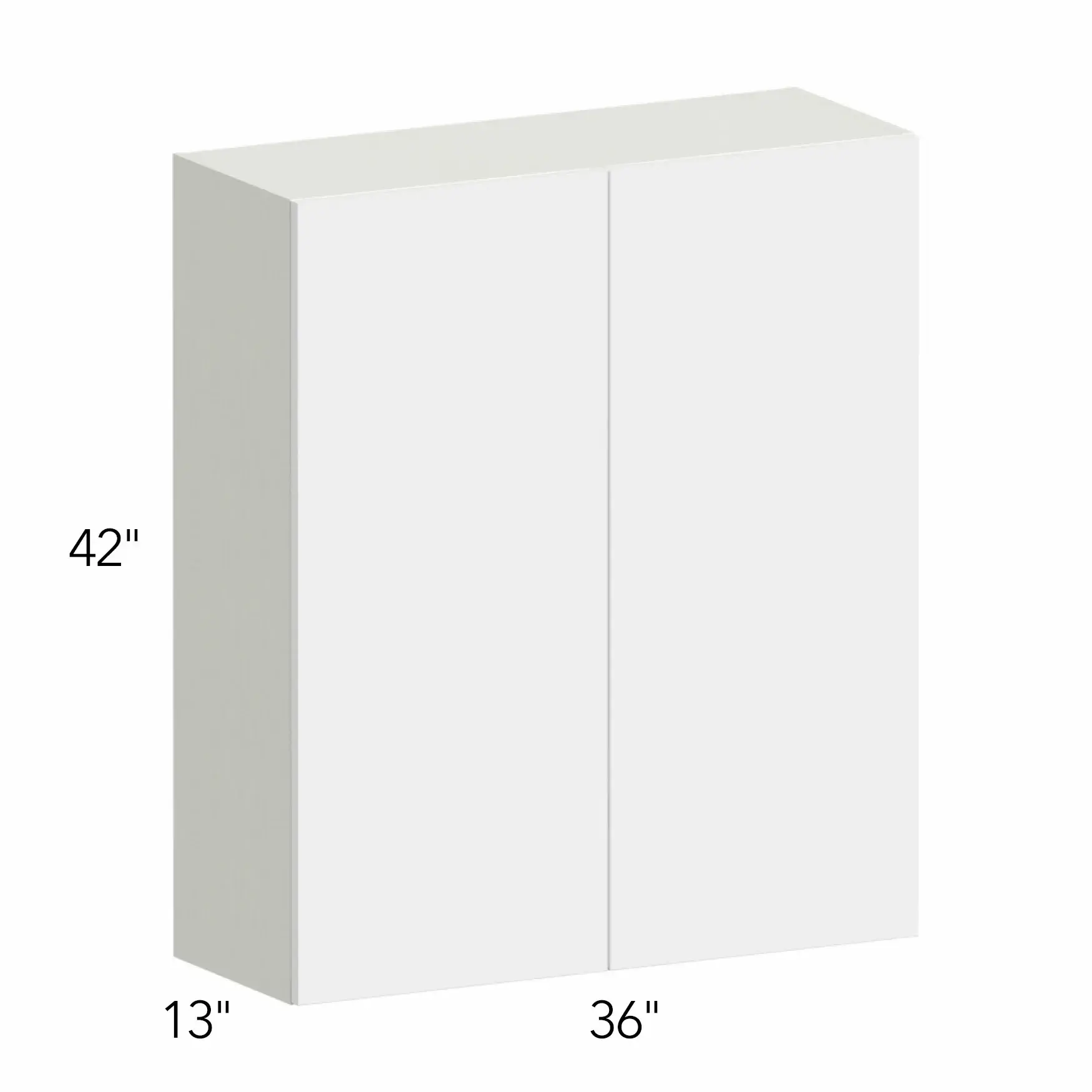 Illume® Tuscany Blanco 36"W x 42"H x 13"D Wall Cabinet (W3642)