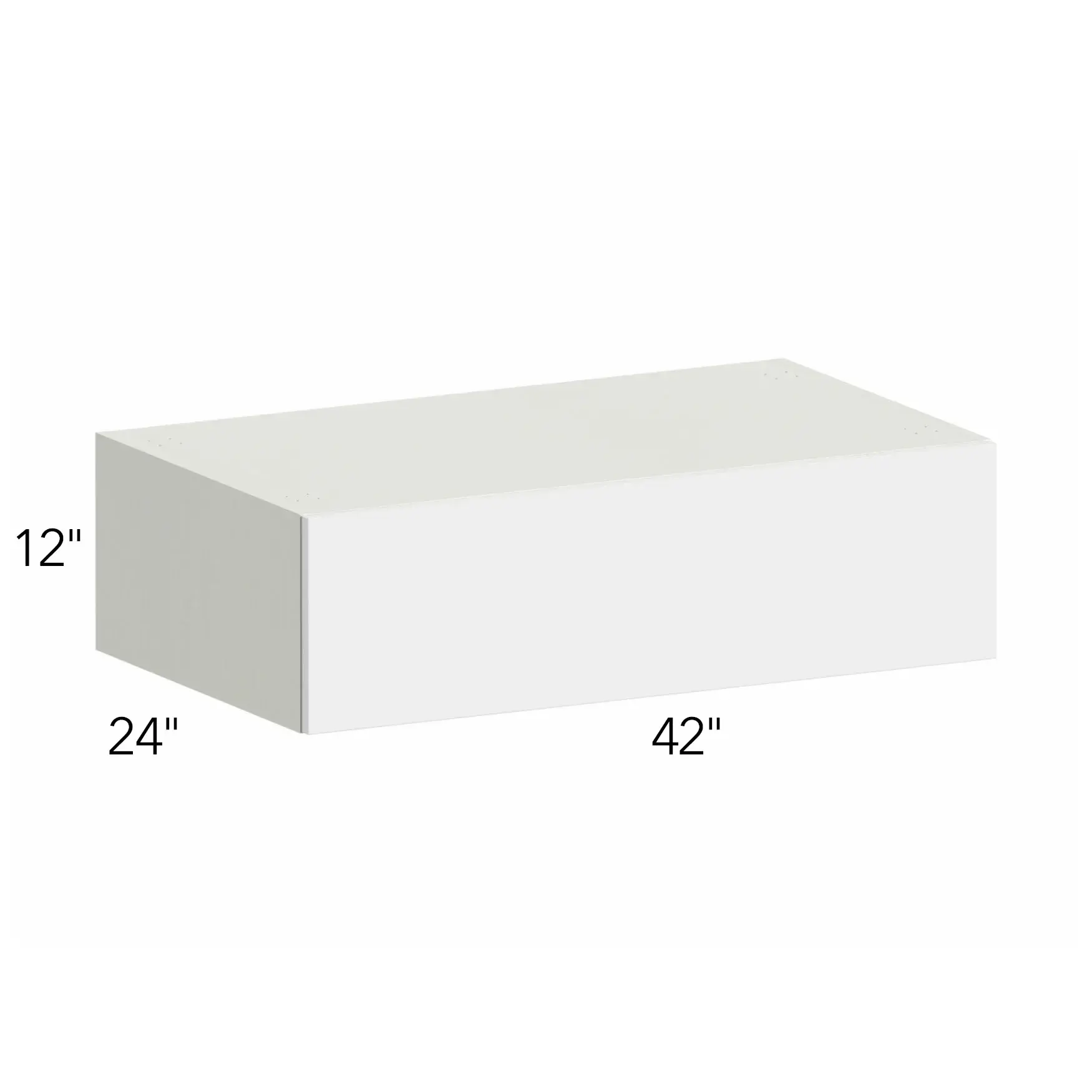 Ovela® Tuscany Blanco 42"W x 12"H x 24"D Wall Cabinet (W421224LU)