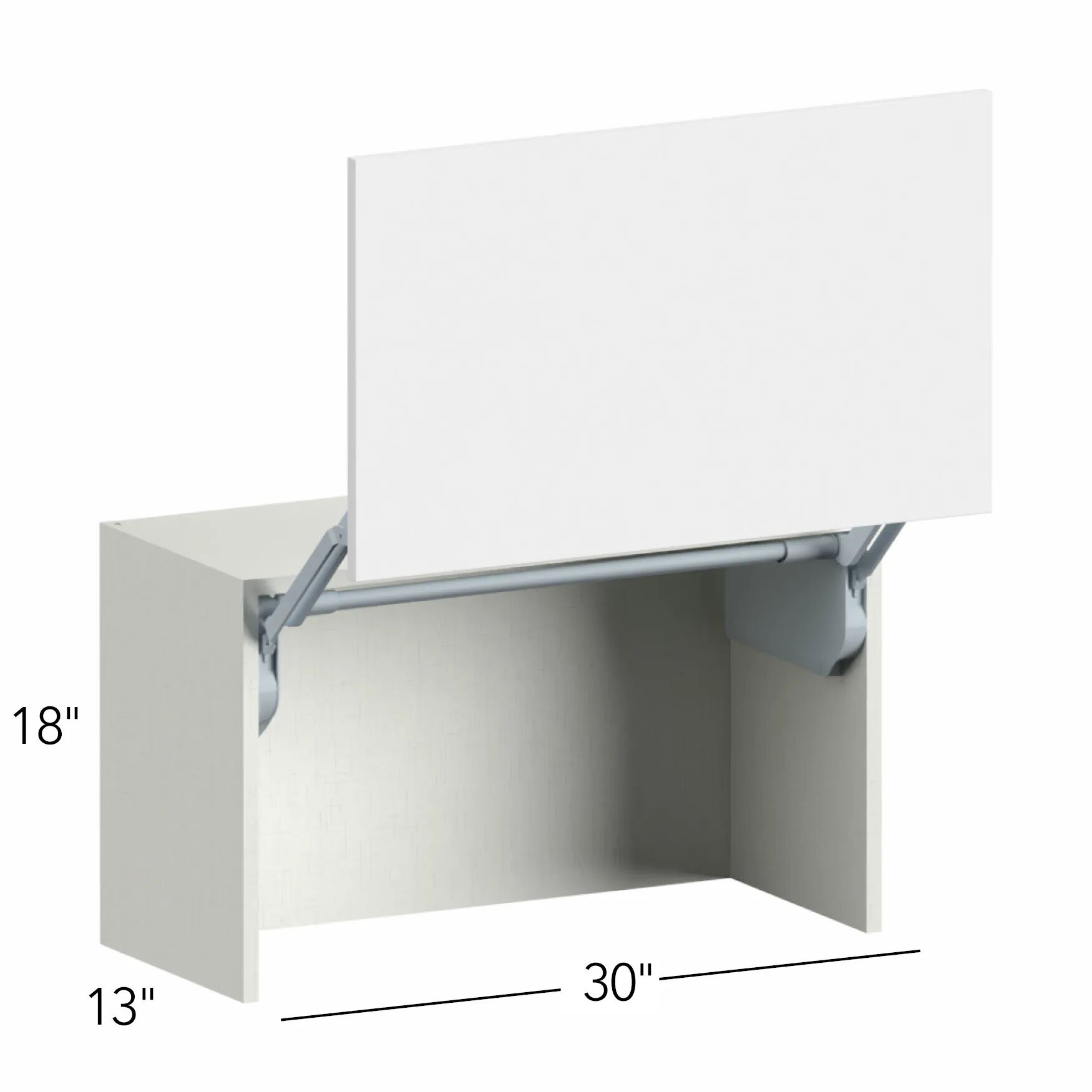 Illume® Tuscany Ida 1 30"W x 18"H x 13"D Wall Appliance Cabinet (WAC3018)