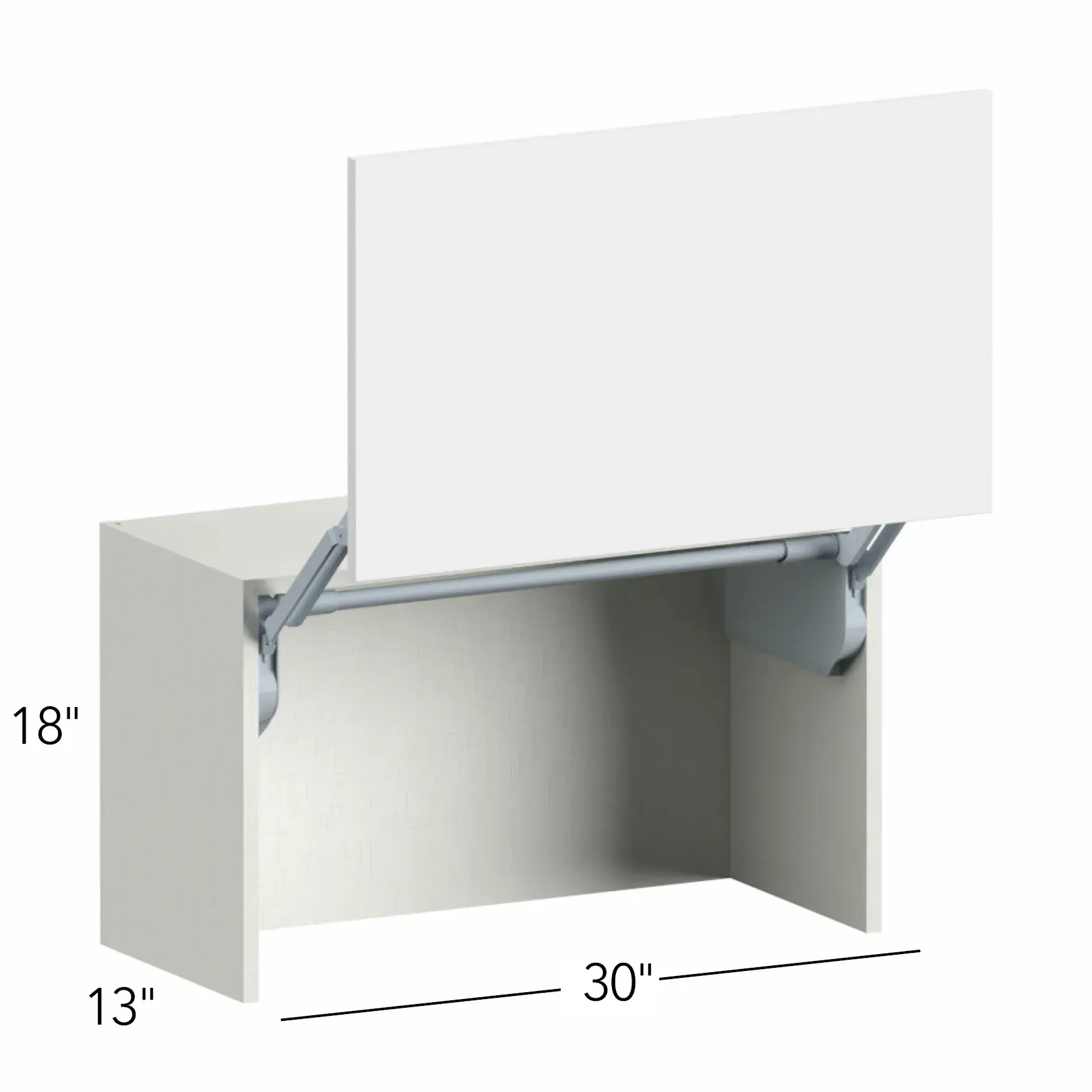Illume® Tuscany Ida 1 30"W x 18"H x 13"D Wall Appliance Cabinet (WAC3018)
