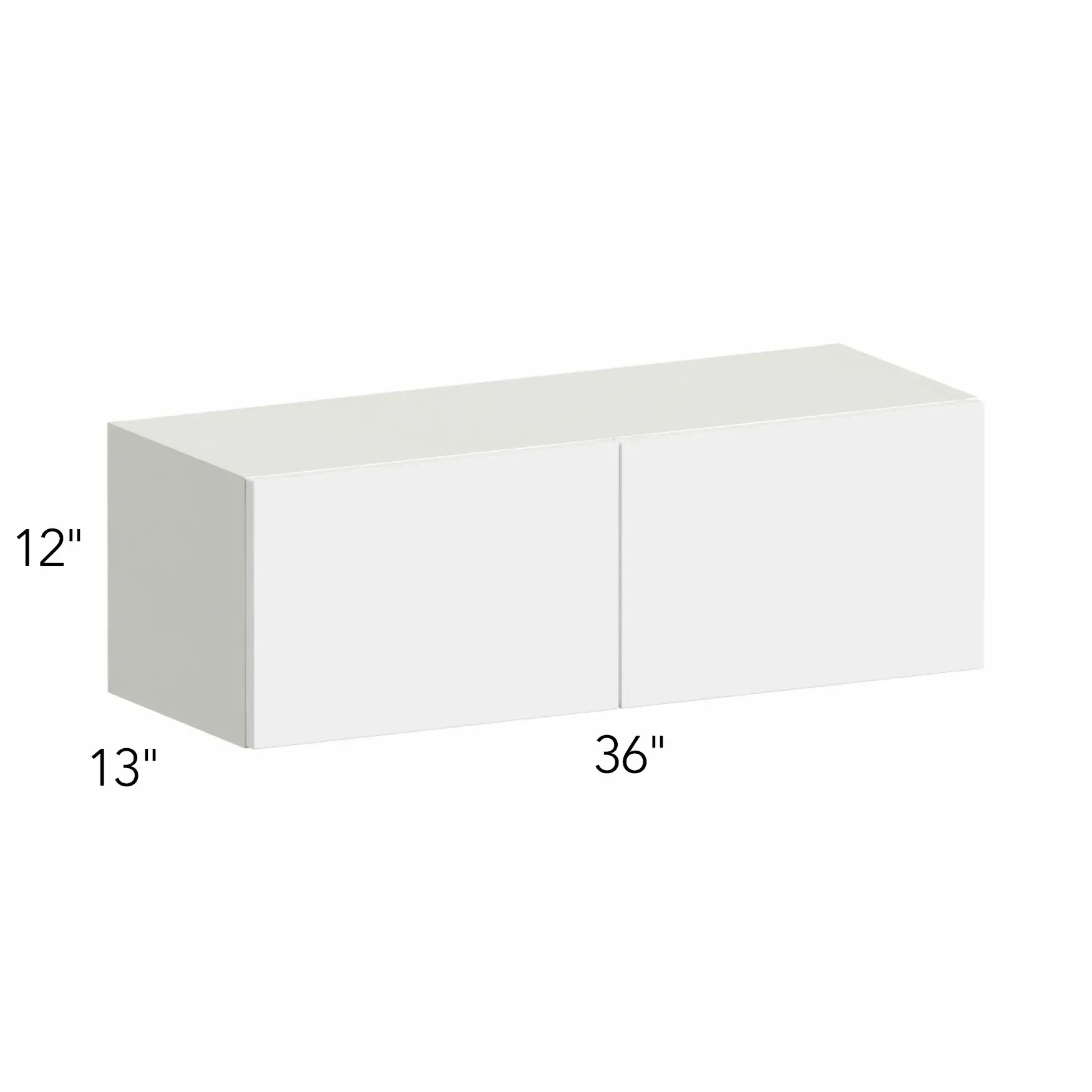 Illume® Tuscany Blanco 36"W x 12"H x 13"D Wall Cabinet (W3612)