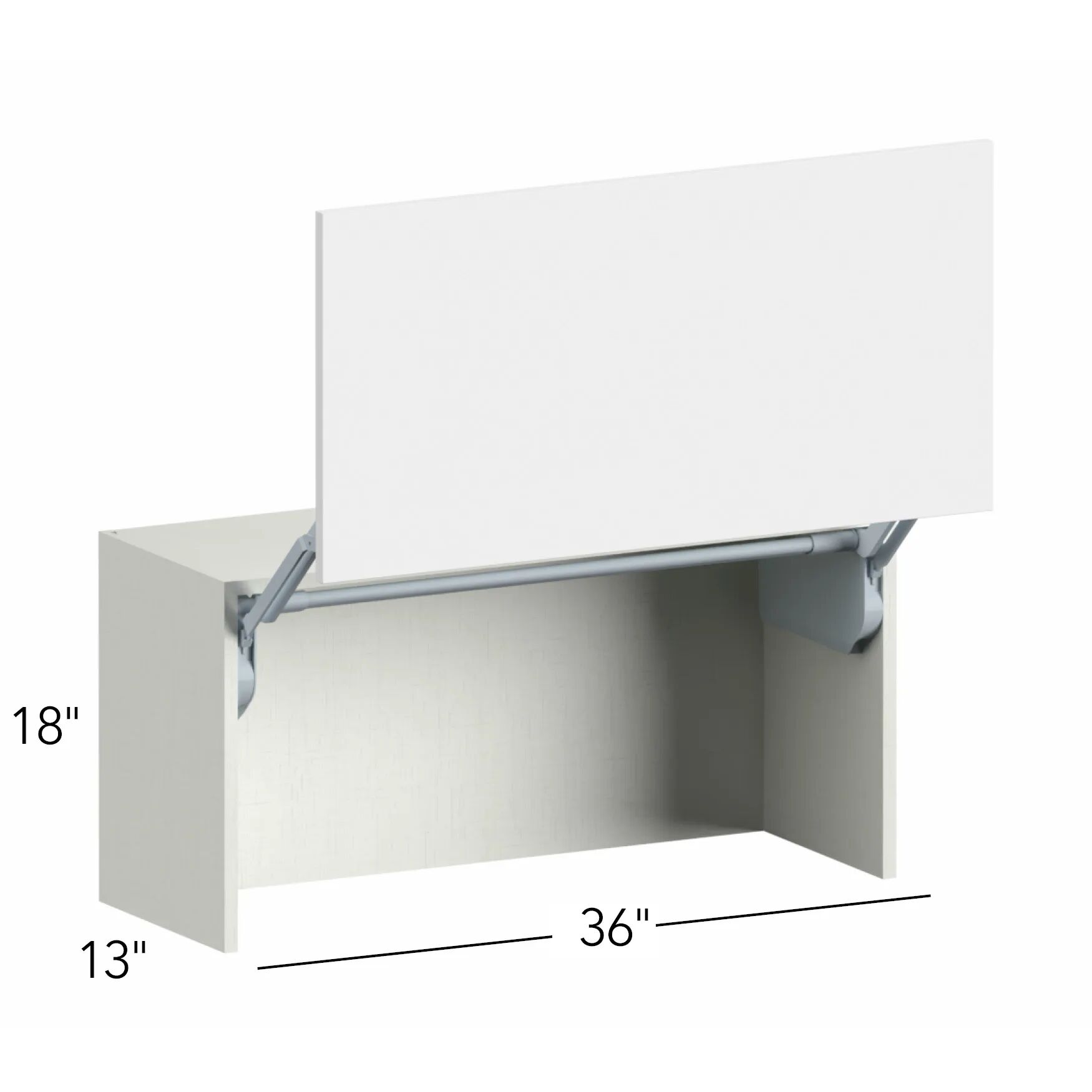 Illume® Tuscany Ida 1 36"W x 18"H x 13"D Wall Appliance Cabinet (WAC3618)