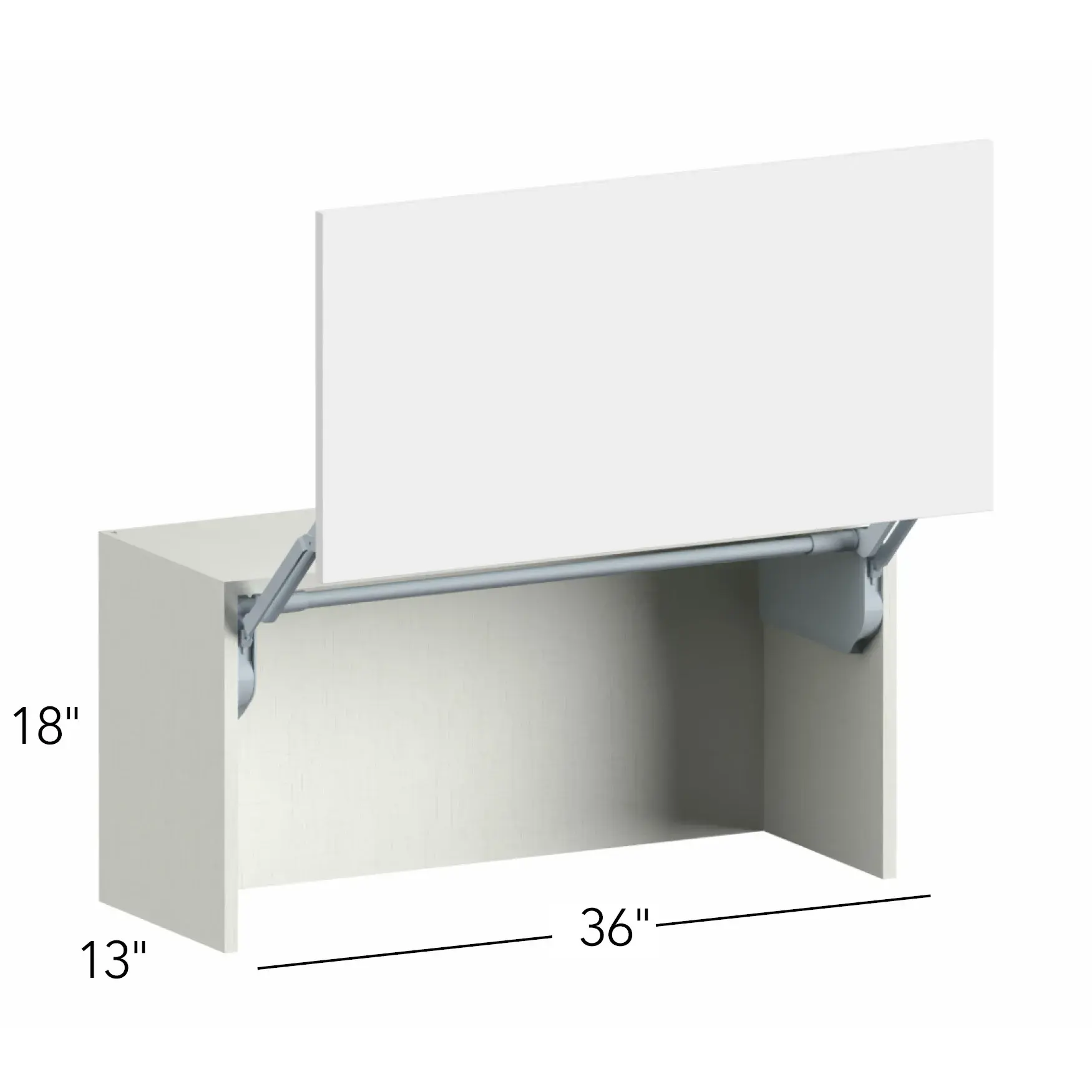 Illume® Tuscany Ida 1 36"W x 18"H x 13"D Wall Appliance Cabinet (WAC3618)