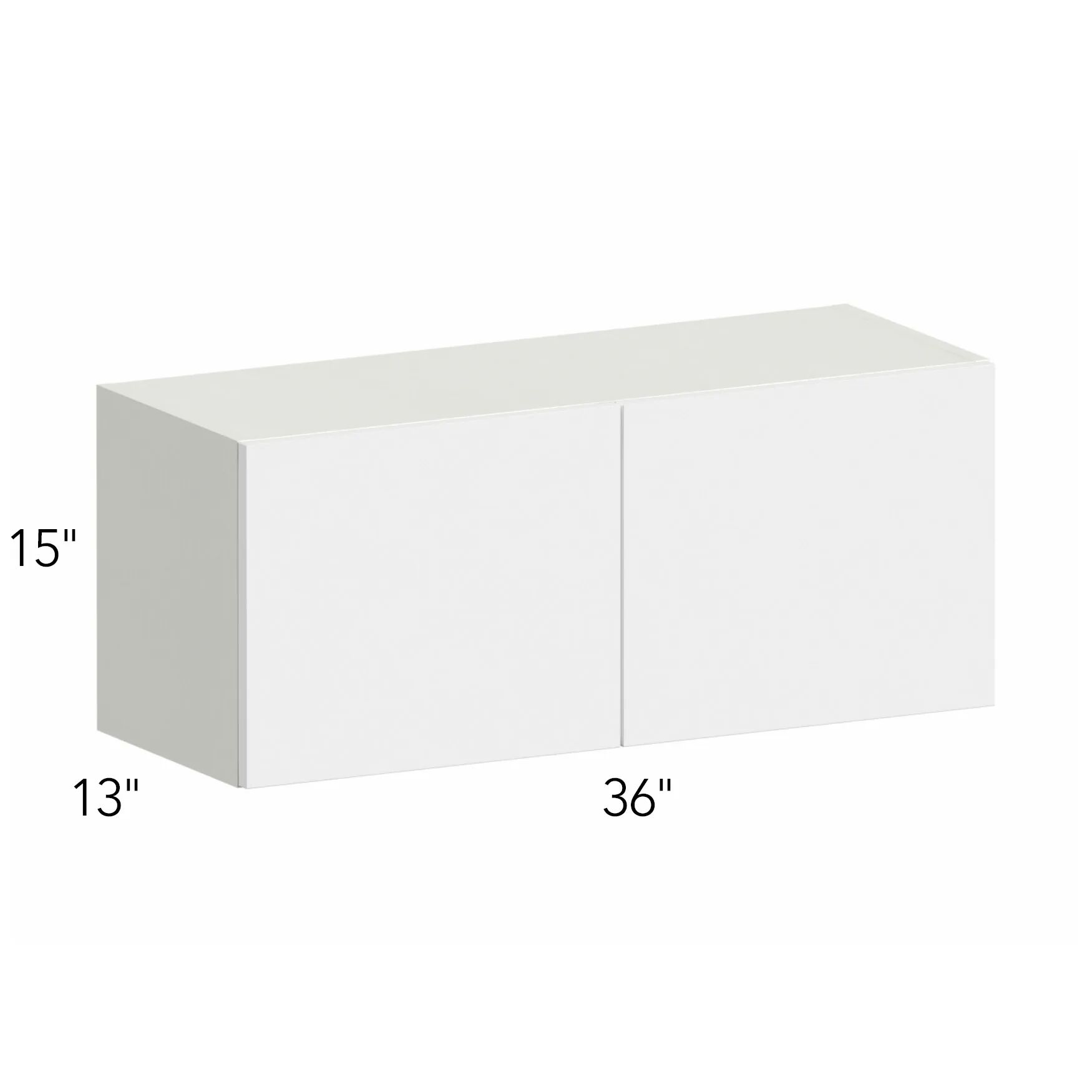 Ovela® Tuscany Ida 2 36"W x 15"H x 13"D Wall Cabinet (W3615)