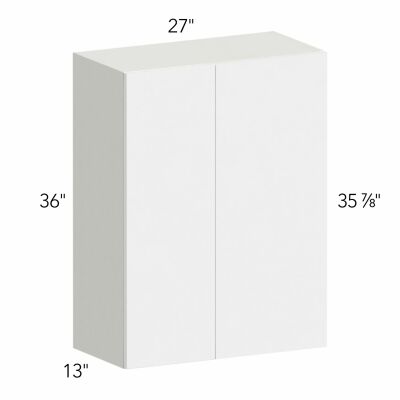 Illume® Tuscany Blanco 27"W x 36"H x 13"D Blind Corner Cabinet (WBC2736)