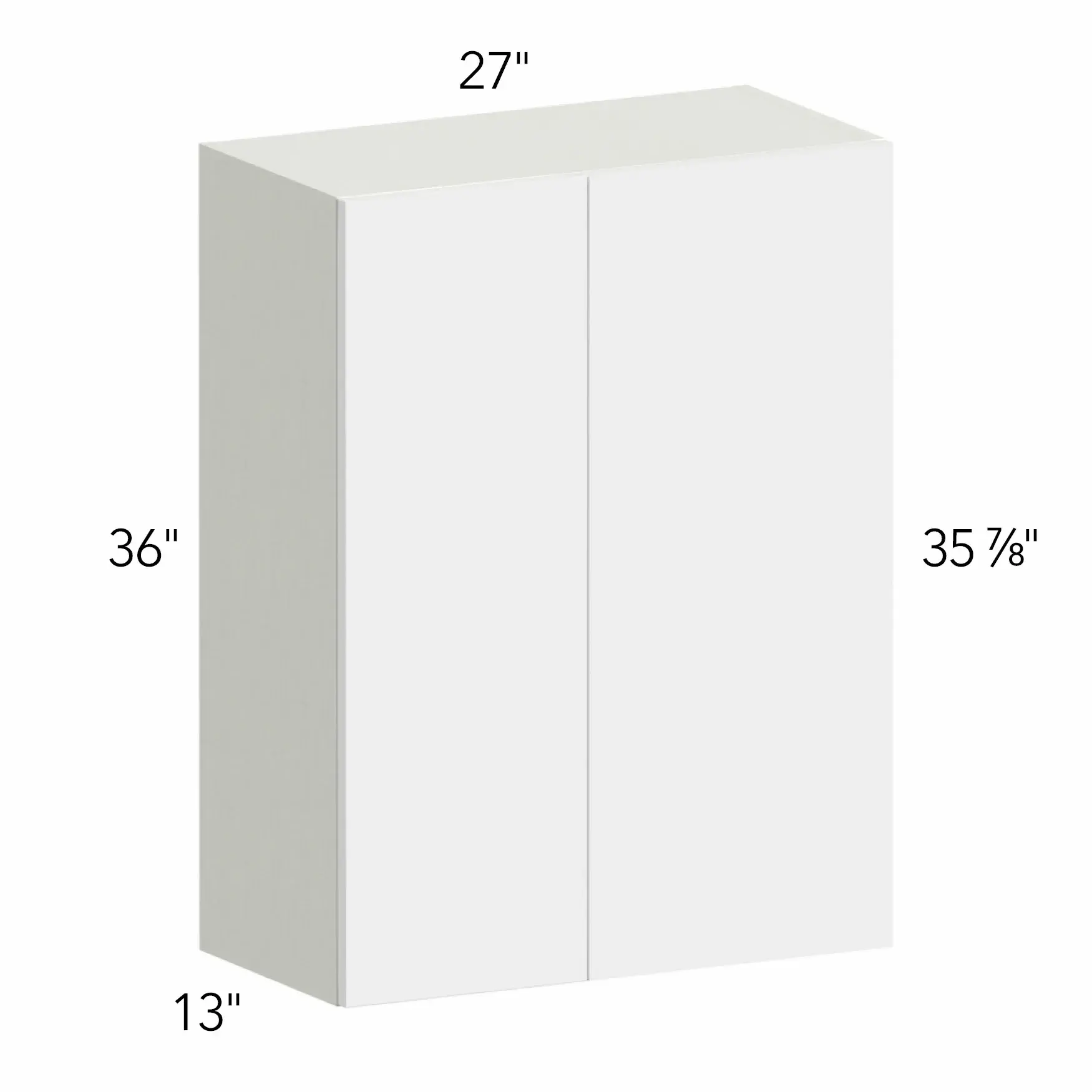Ovela® Catalina Silk Flow 27"W x 36"H x 13"D Blind Corner Cabinet (WBC2736)